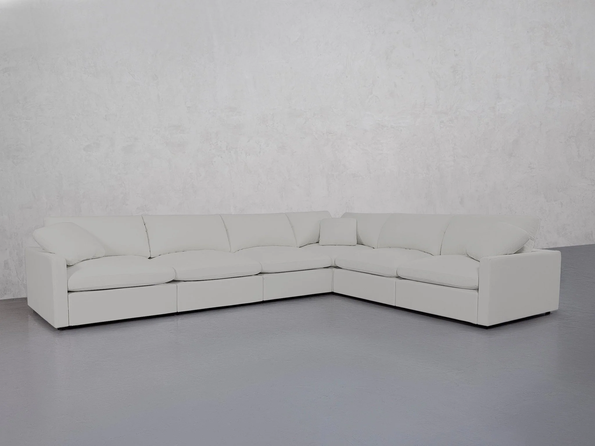 6-Seat Modular Corner Right Sectional (Thin Arms) - Image 145