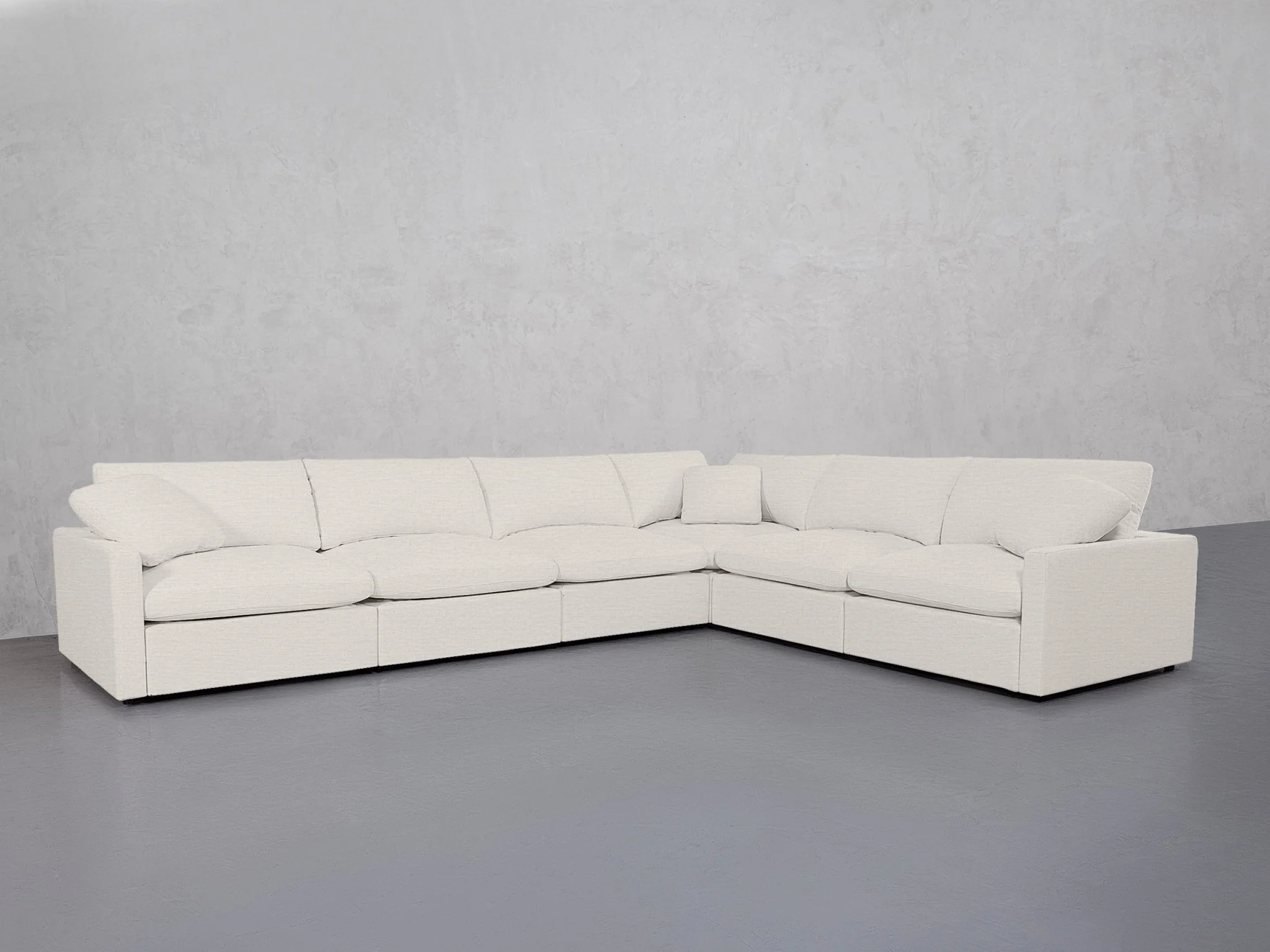 6-Seat Modular Corner Right Sectional (Thin Arms) - Image 16