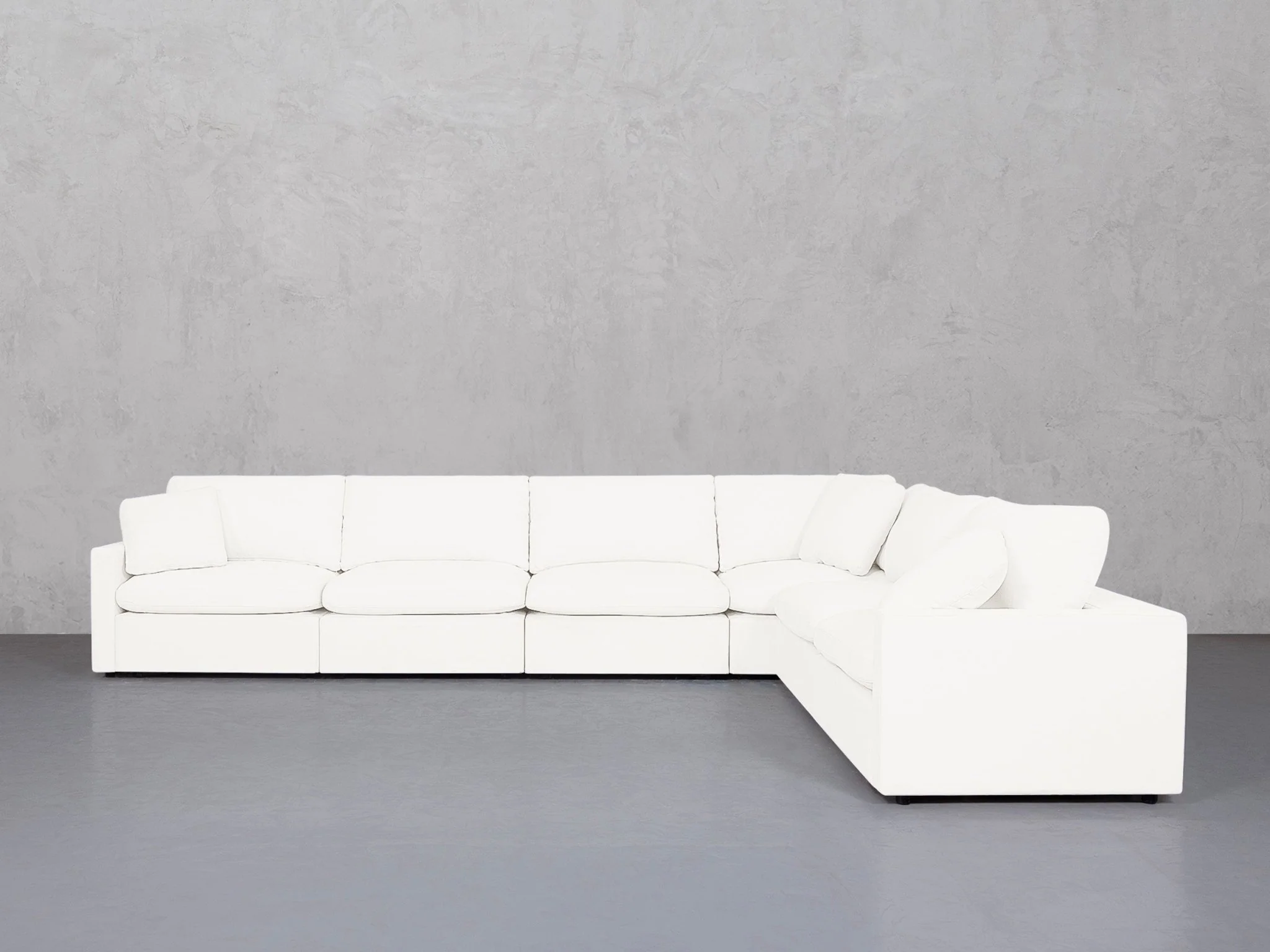 6-Seat Modular Corner Right Sectional (Thin Arms) - Image 43