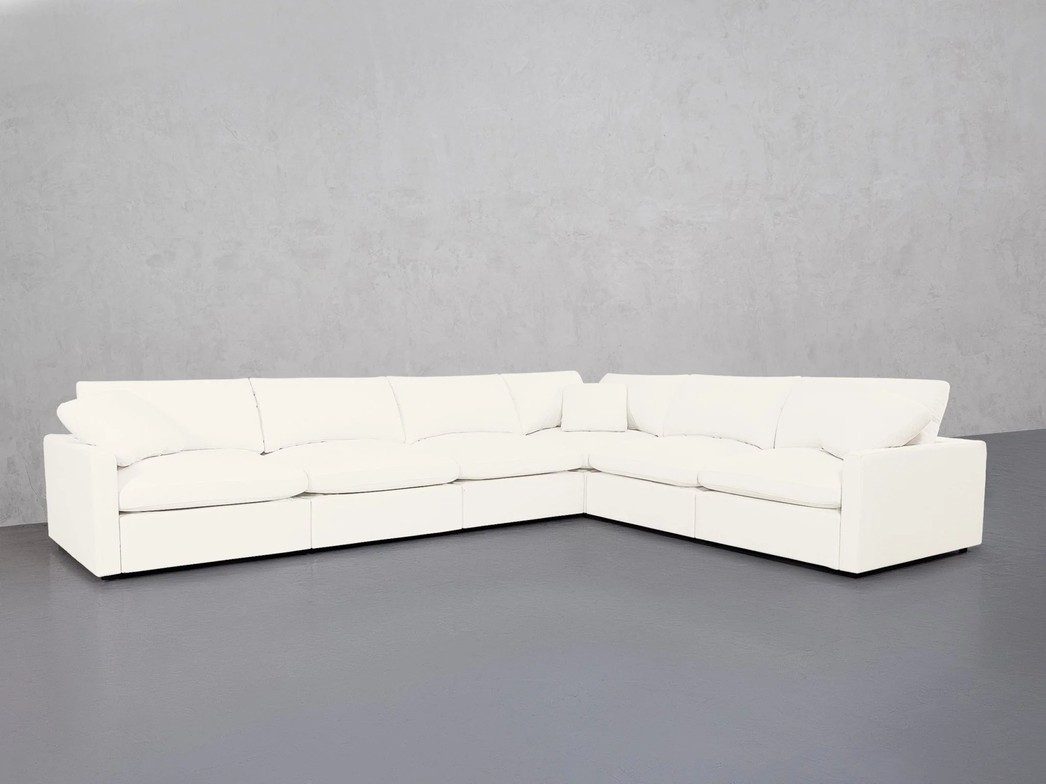 6-Seat Modular Corner Right Sectional (Thin Arms) - Image 44