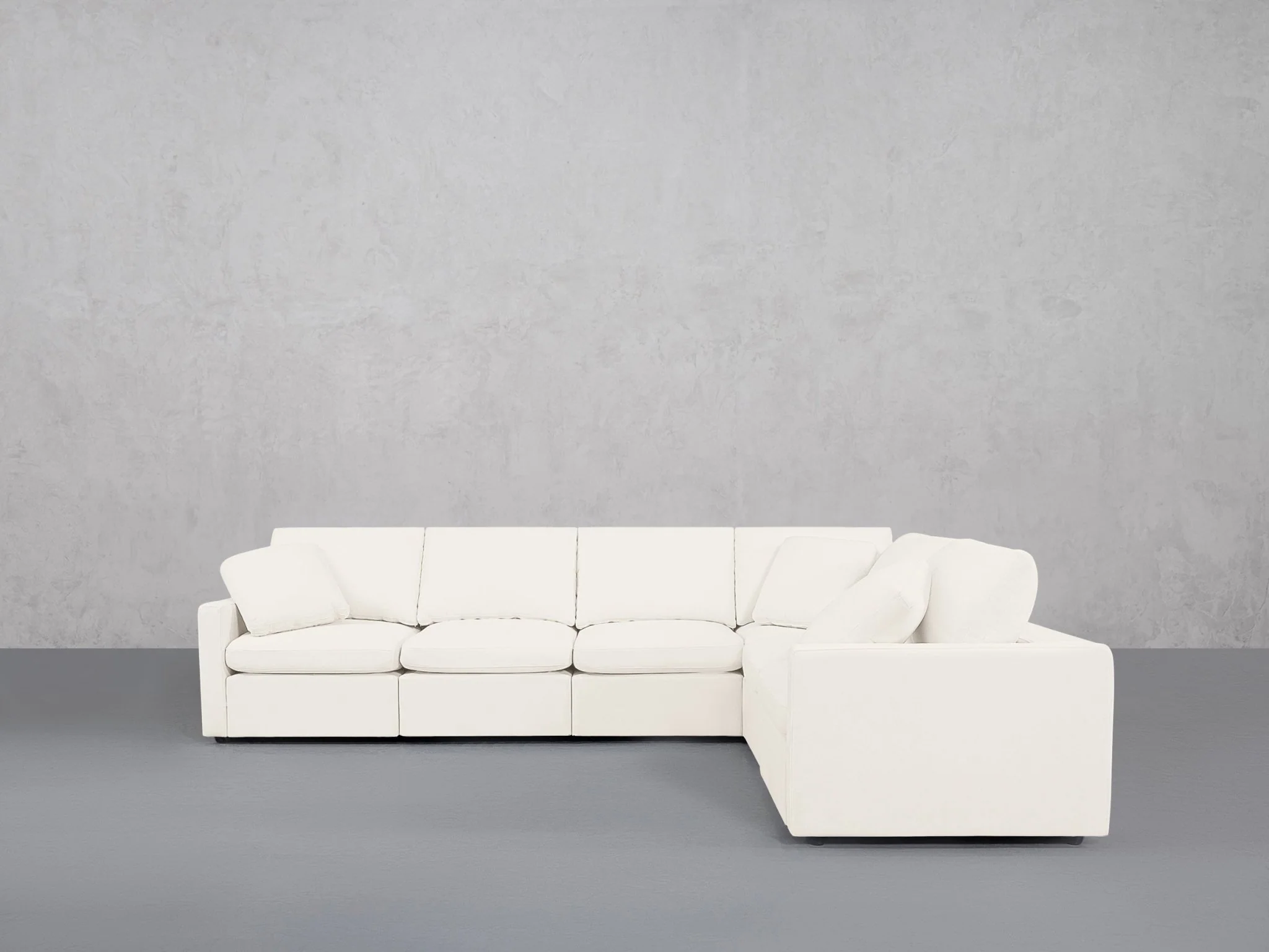 6-Seat Modular Corner Right Sectional (Thin Arms) - Image 45