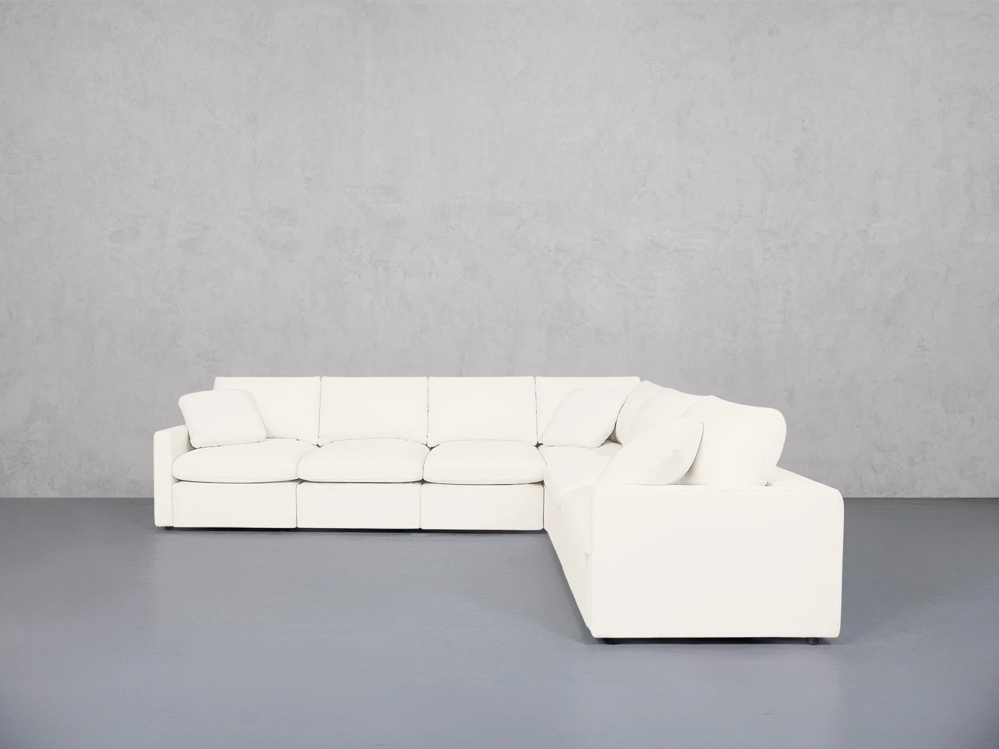 6-Seat Modular Corner Right Sectional (Thin Arms) - Image 46
