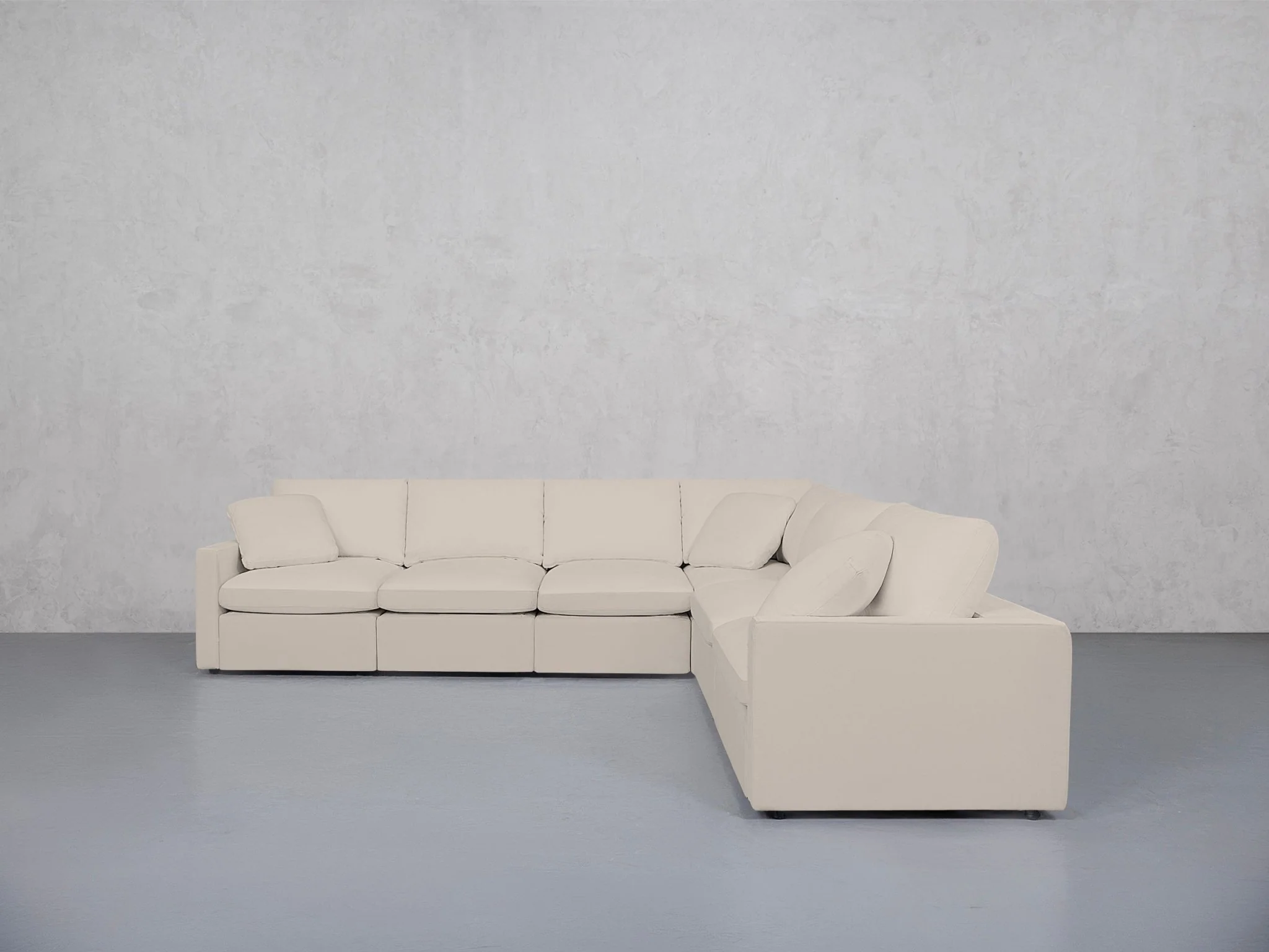 6-Seat Modular Corner Right Sectional (Thin Arms) - Image 53