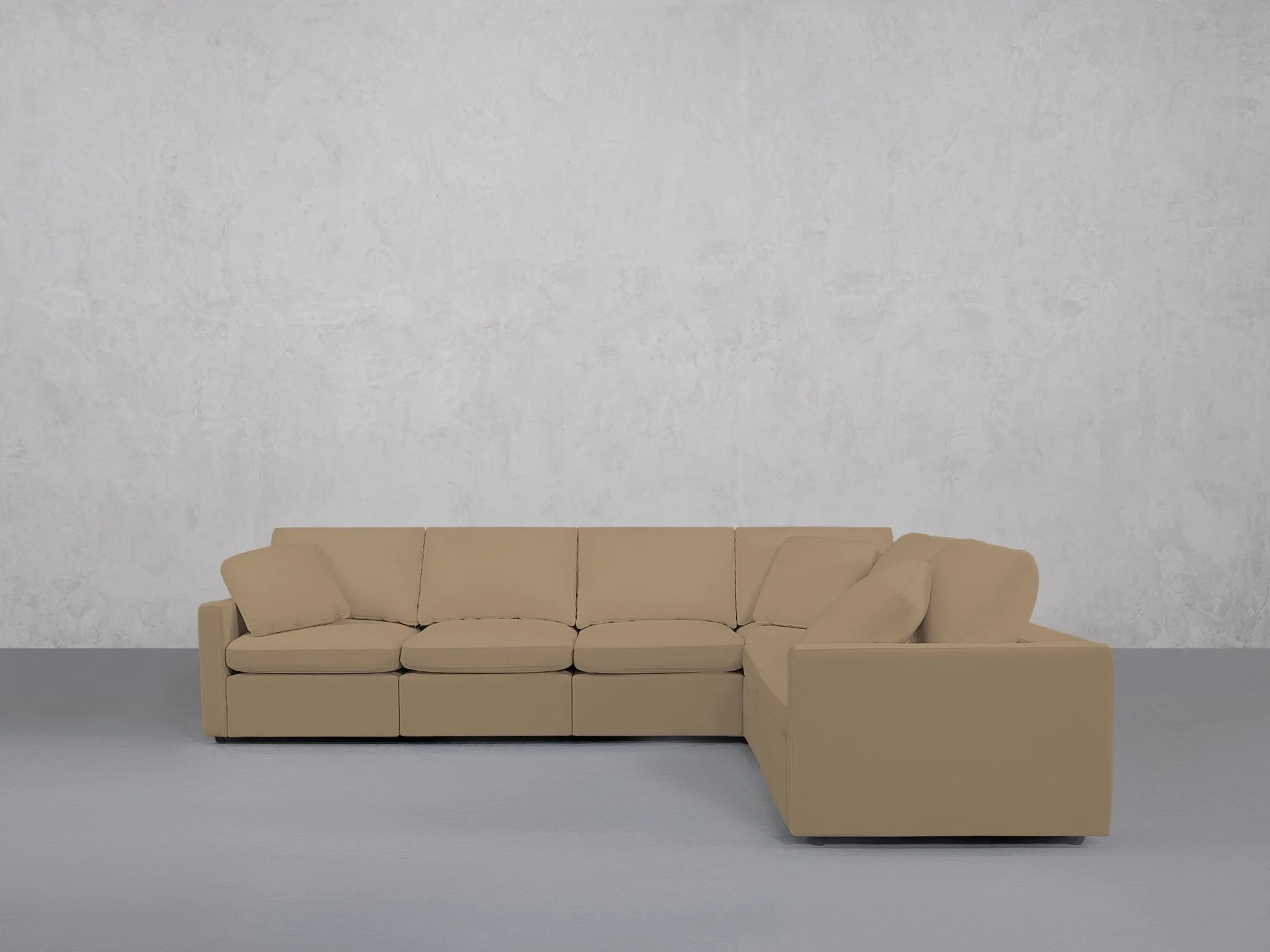 6-Seat Modular Corner Right Sectional (Thin Arms) - Image 59