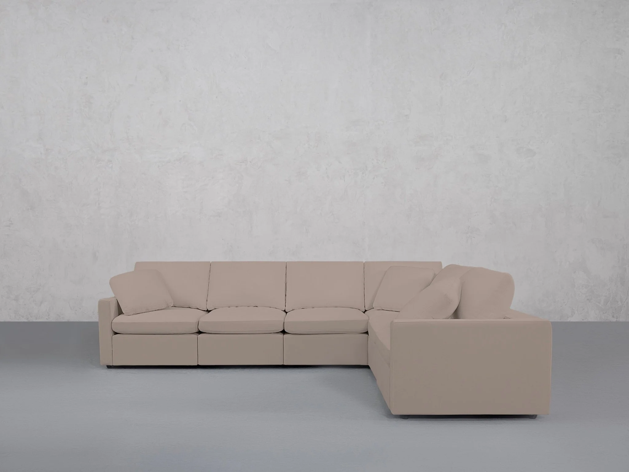 6-Seat Modular Corner Right Sectional (Thin Arms) - Image 67