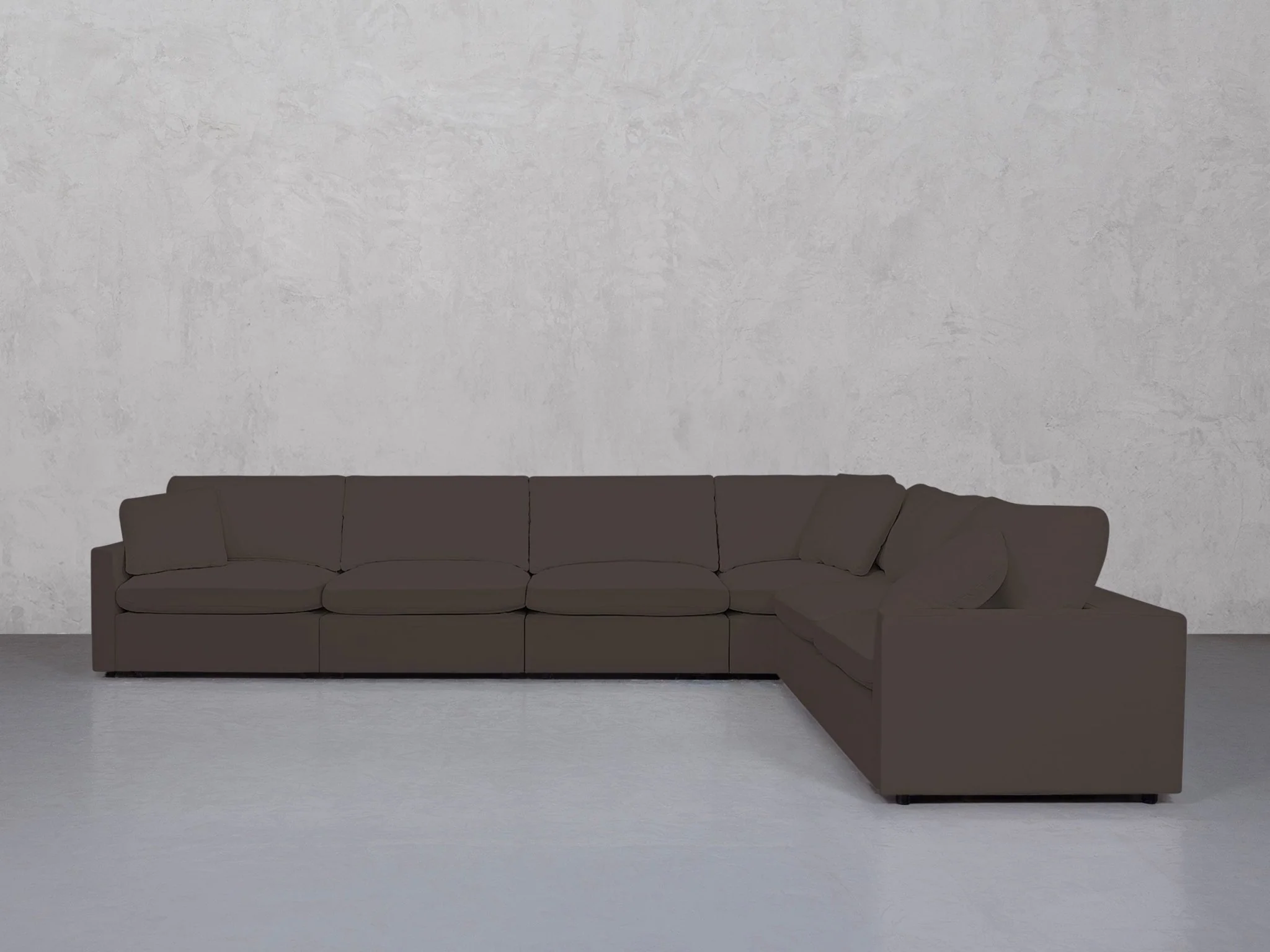 6-Seat Modular Corner Right Sectional (Thin Arms) - Image 71