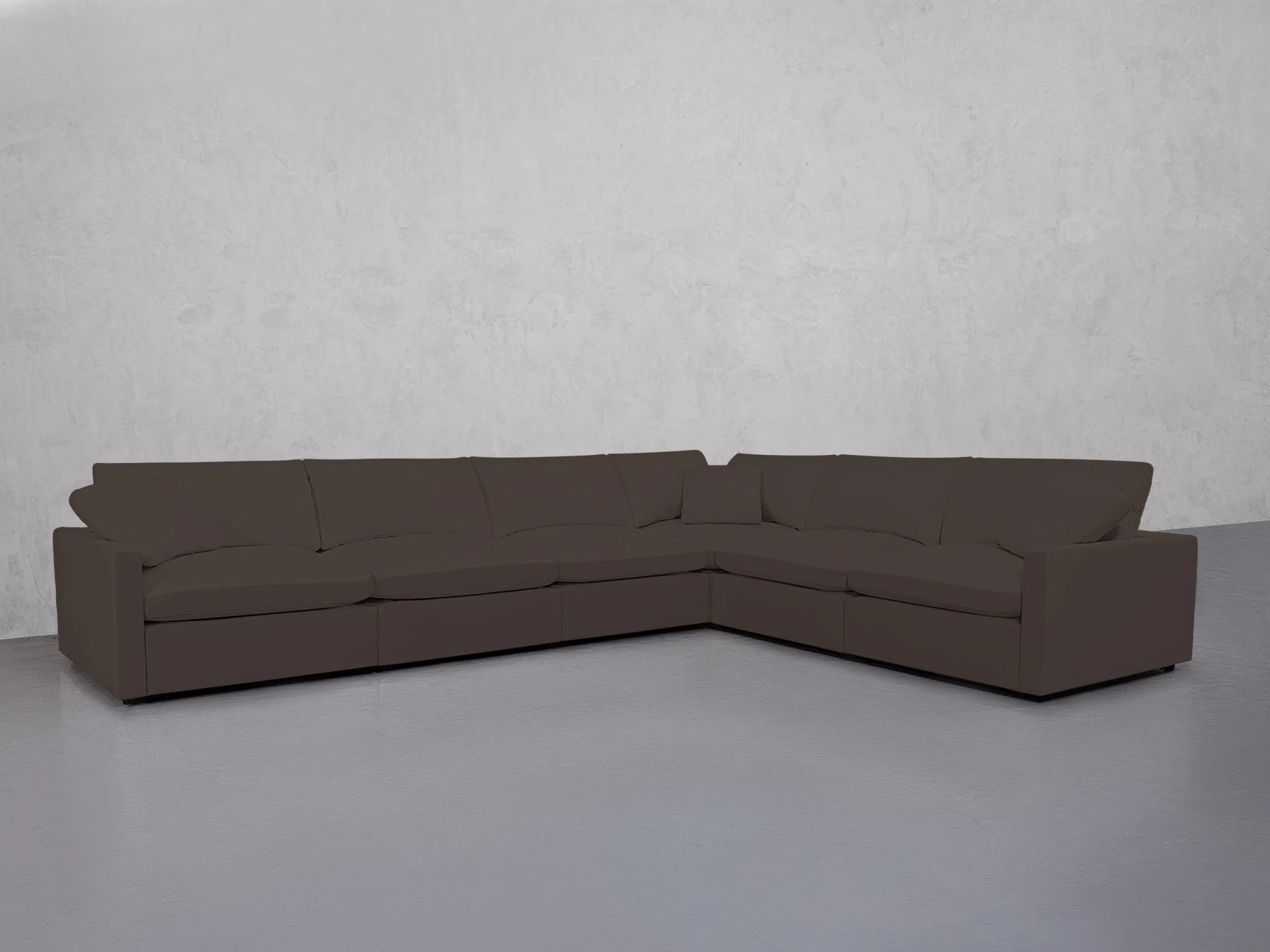 6-Seat Modular Corner Right Sectional (Thin Arms) - Image 72