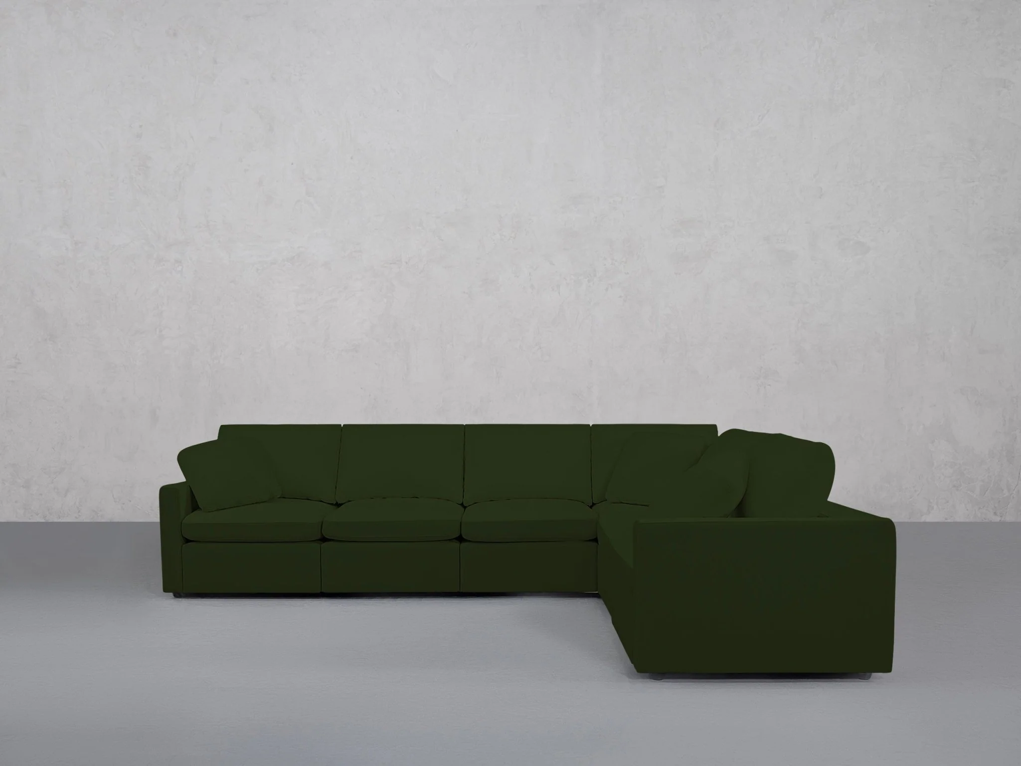 6-Seat Modular Corner Right Sectional (Thin Arms) - Image 87