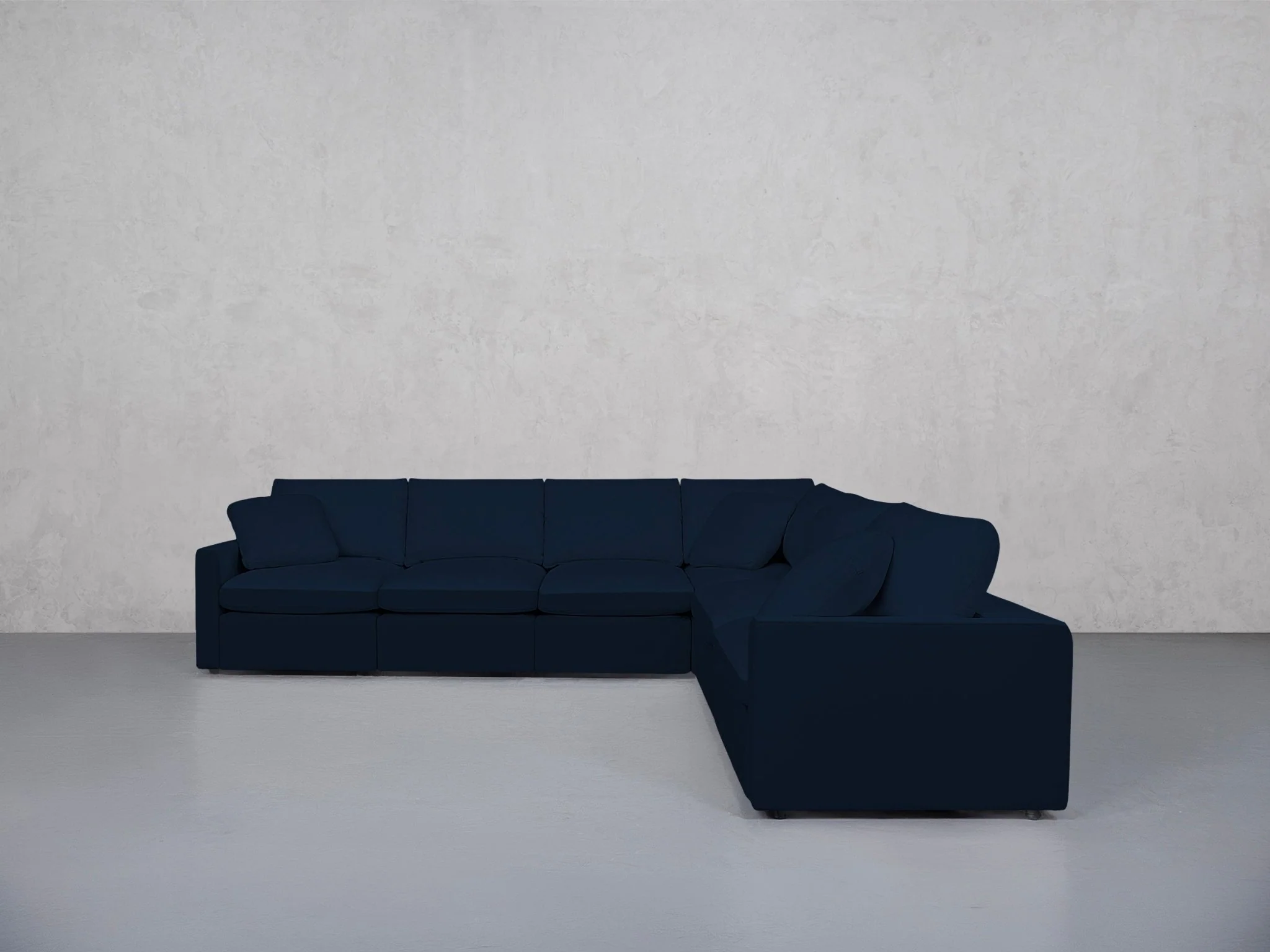 6-Seat Modular Corner Right Sectional (Thin Arms) - Image 95