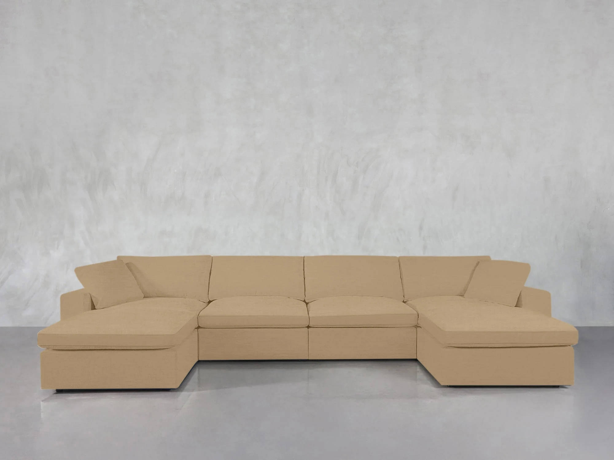 6-Seat Modular Double Chaise Sectional - Image 126