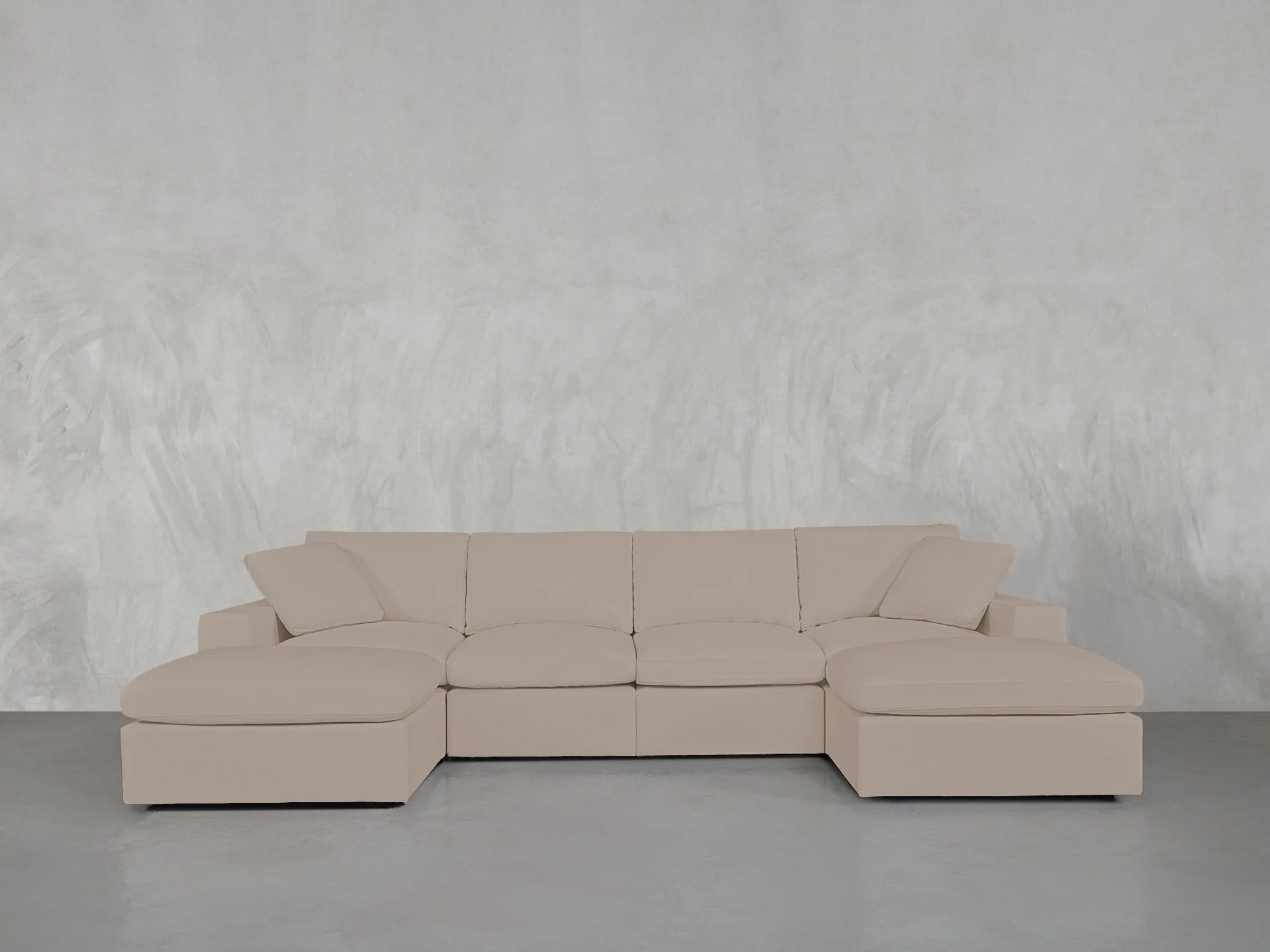 6-Seat Modular Double Chaise Sectional - Image 140
