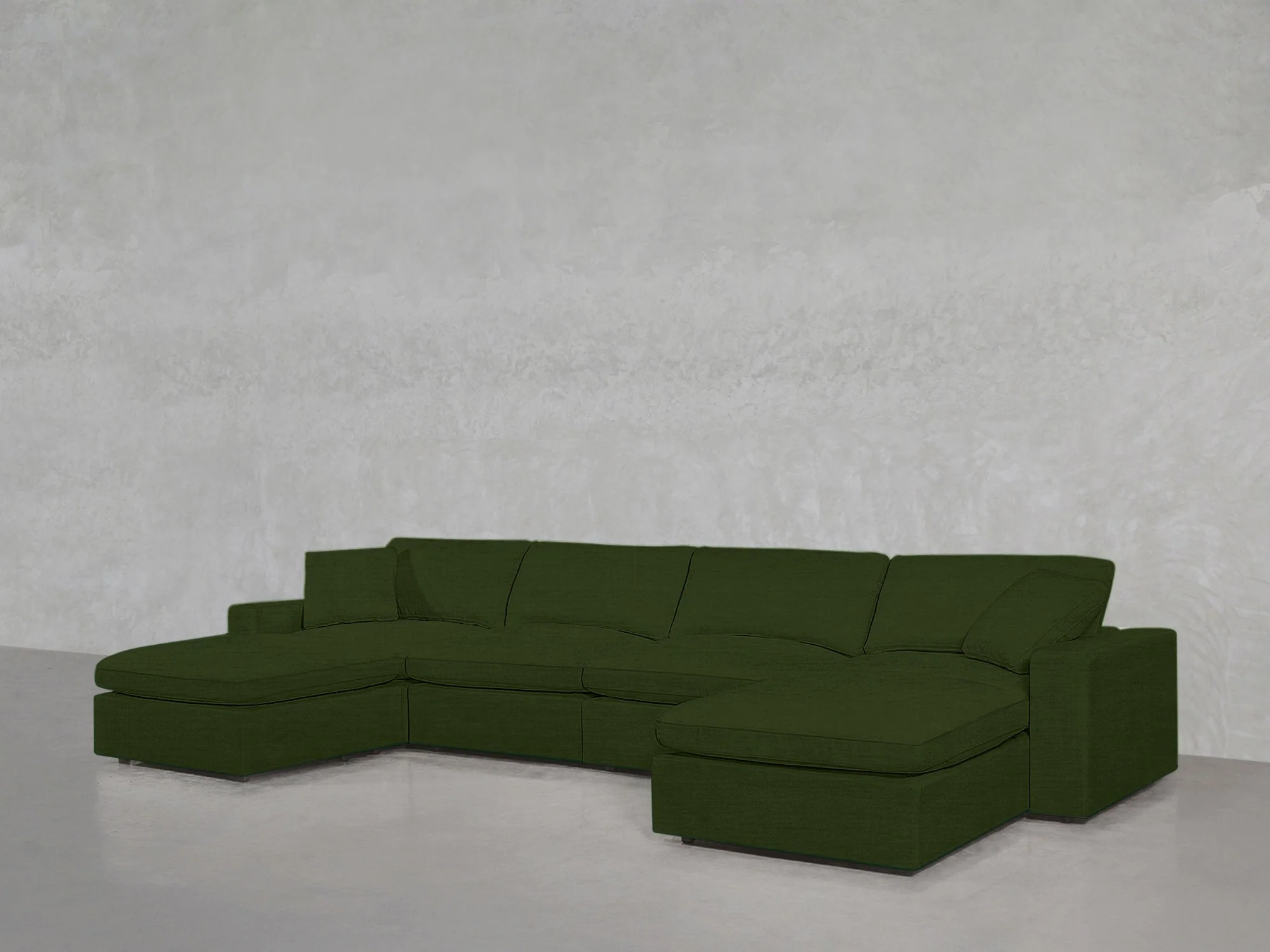 6-Seat Modular Double Chaise Sectional - Image 171