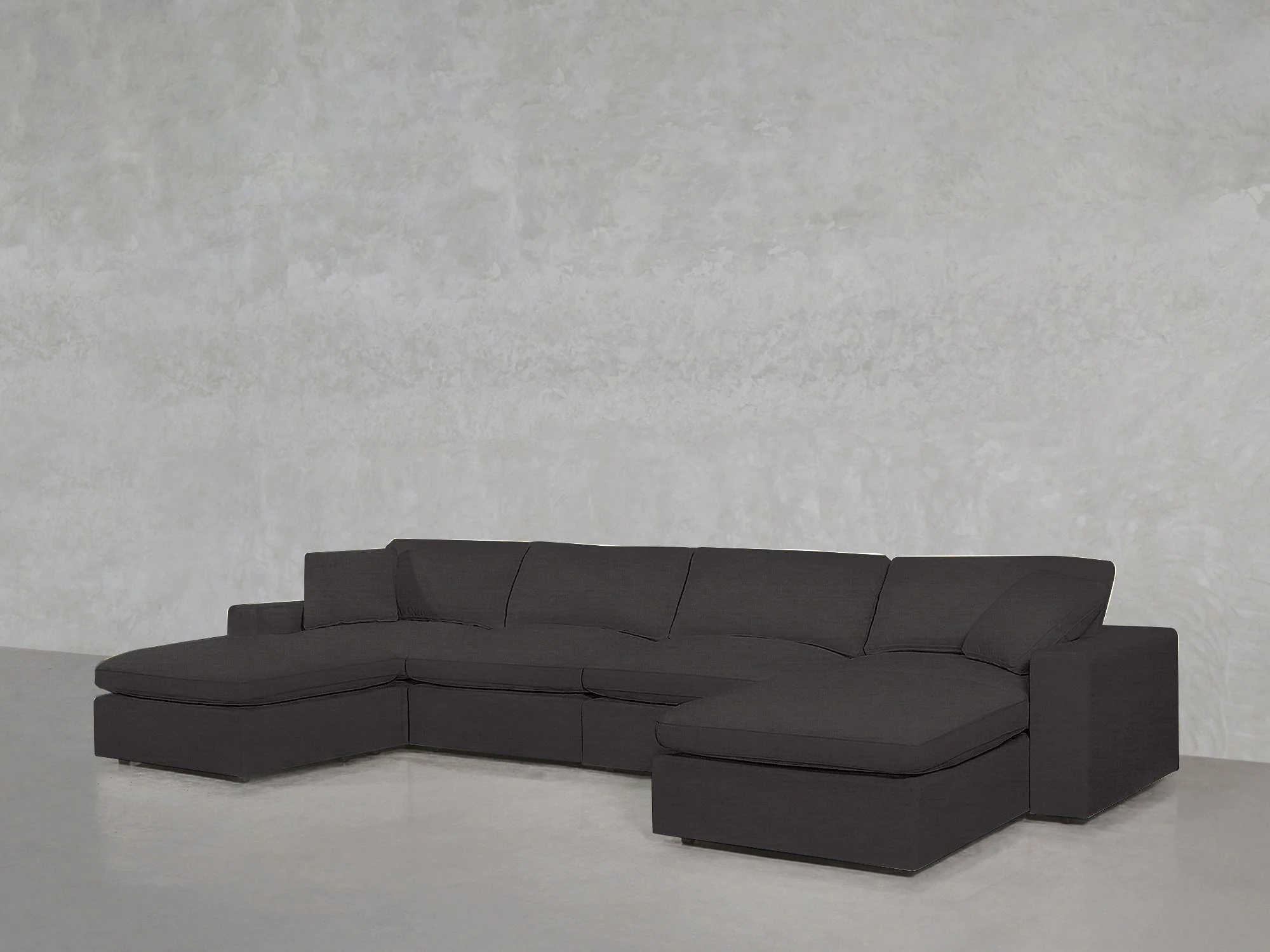 6-Seat Modular Double Chaise Sectional - Image 204