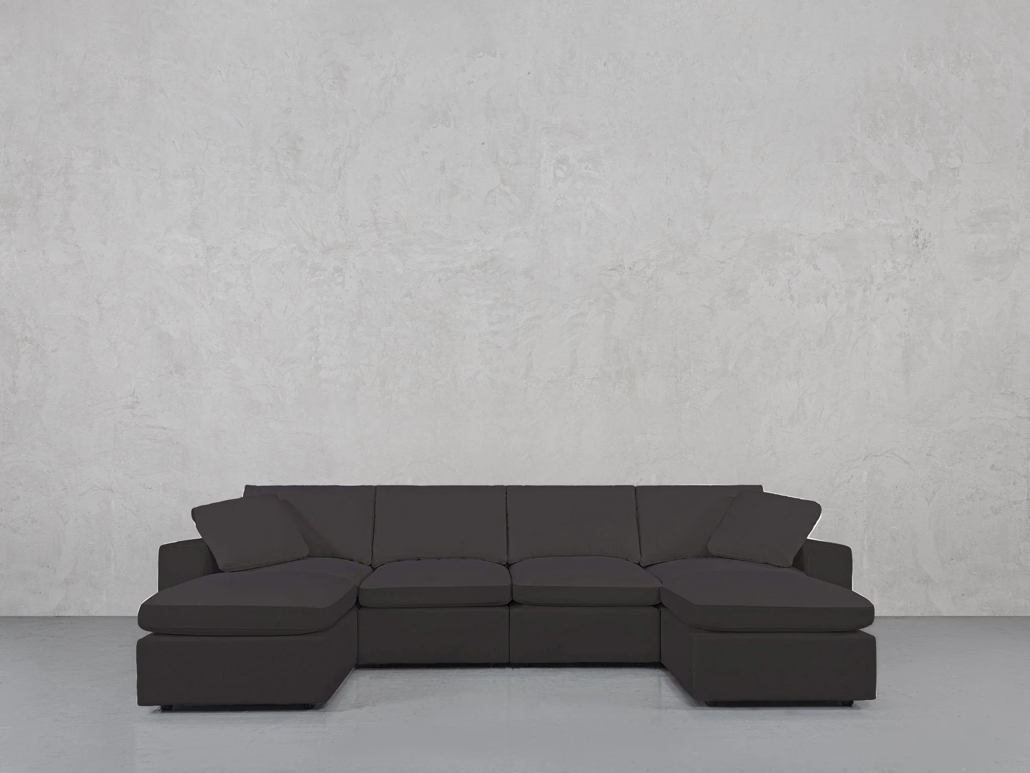 6-Seat Modular Double Chaise Sectional - Image 206