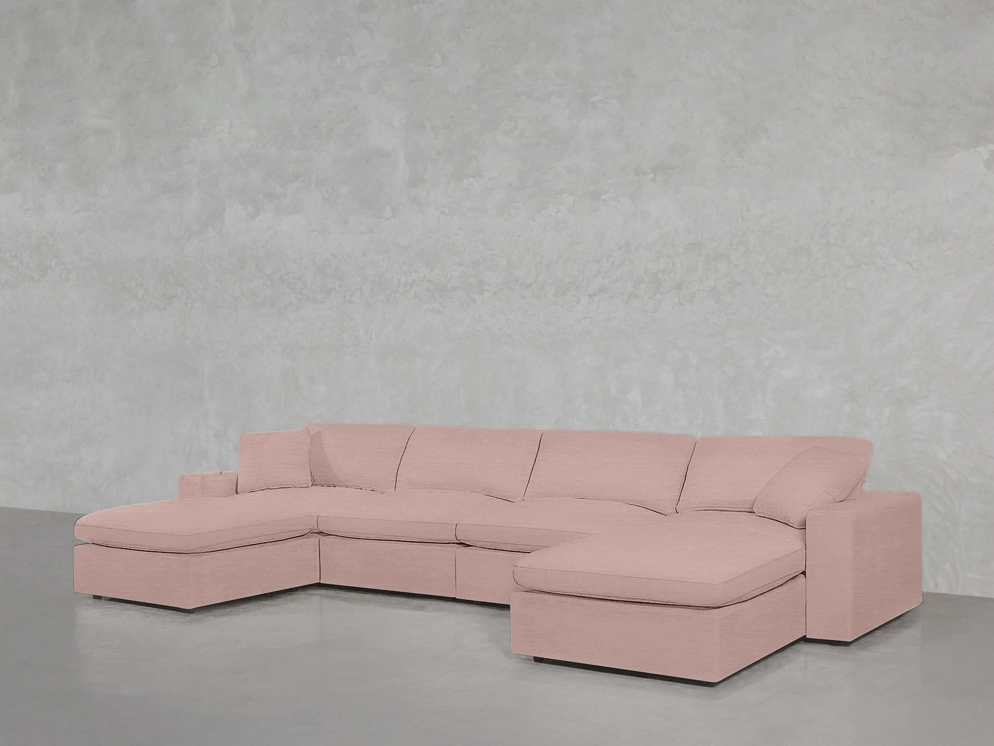 6-Seat Modular Double Chaise Sectional - Image 237