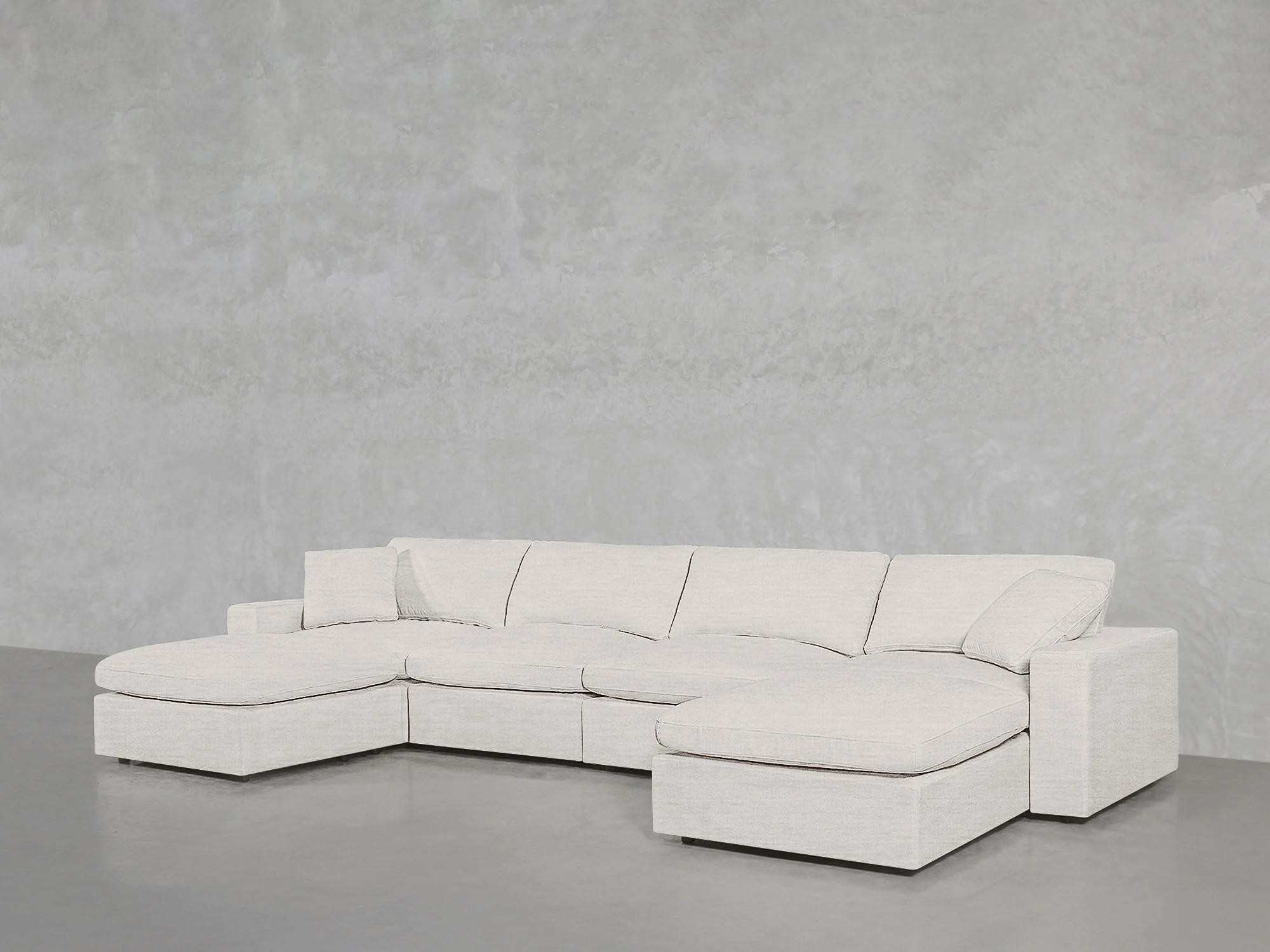 6-Seat Modular Double Chaise Sectional - Image 54