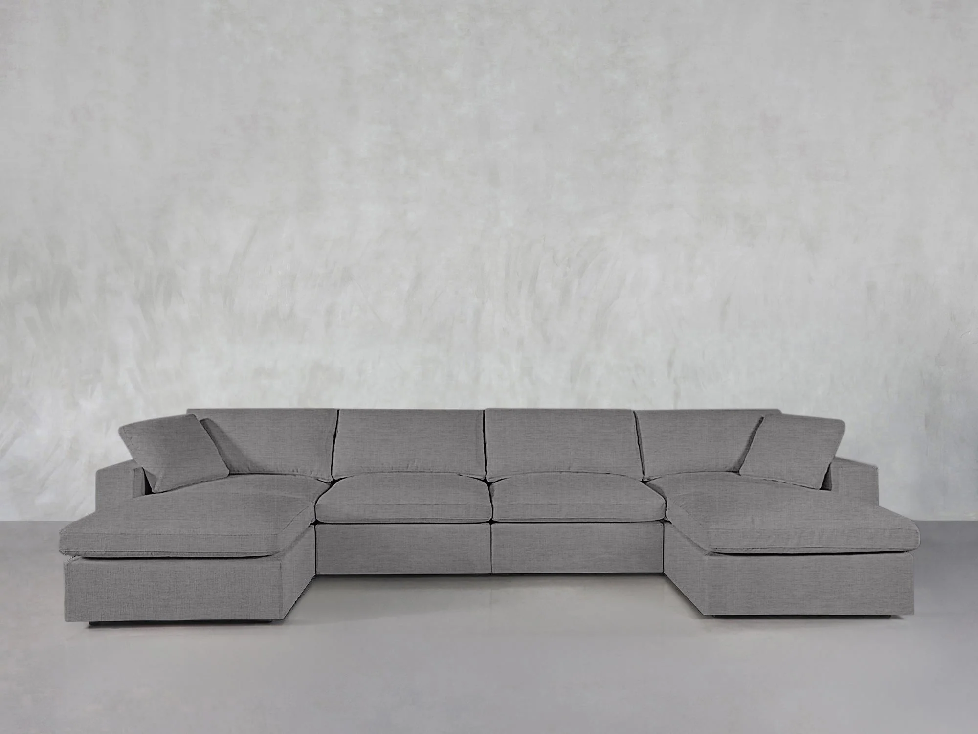 6-Seat Modular Double Chaise Sectional - Image 72