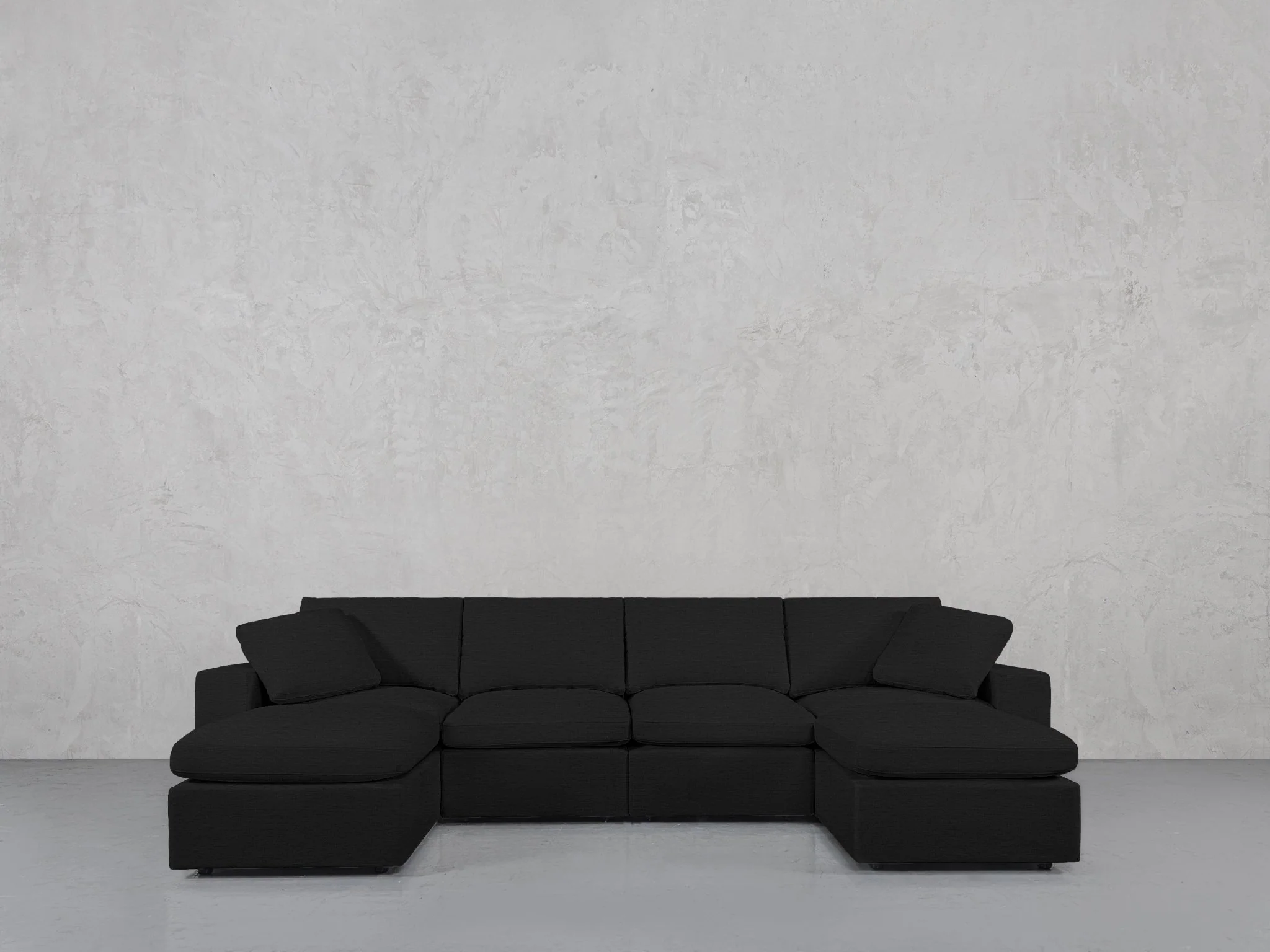 6-Seat Modular Double Chaise Sectional - Image 96
