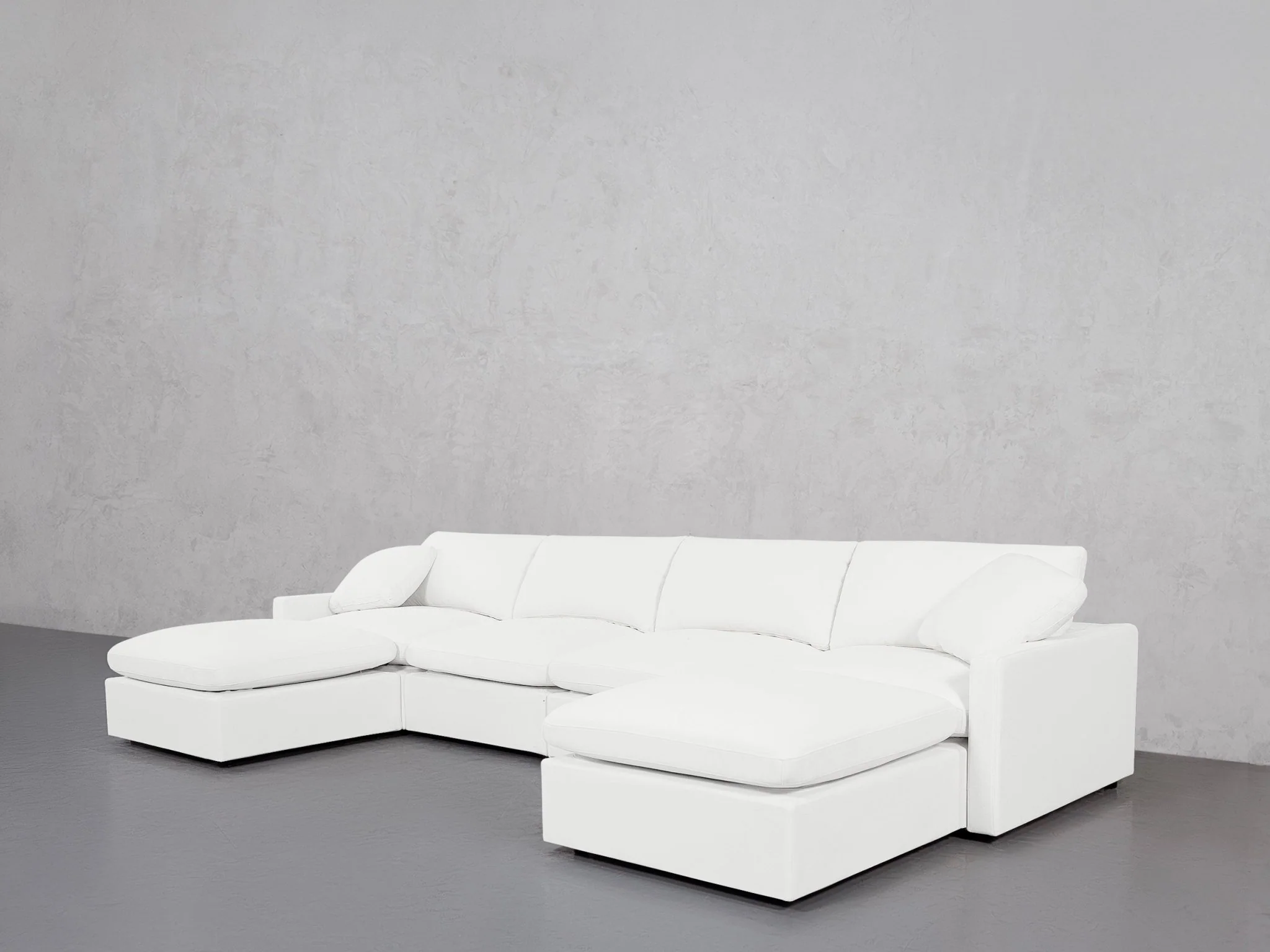 6-Seat Modular Double Chaise Sectional (Thin Arms) - Image 9