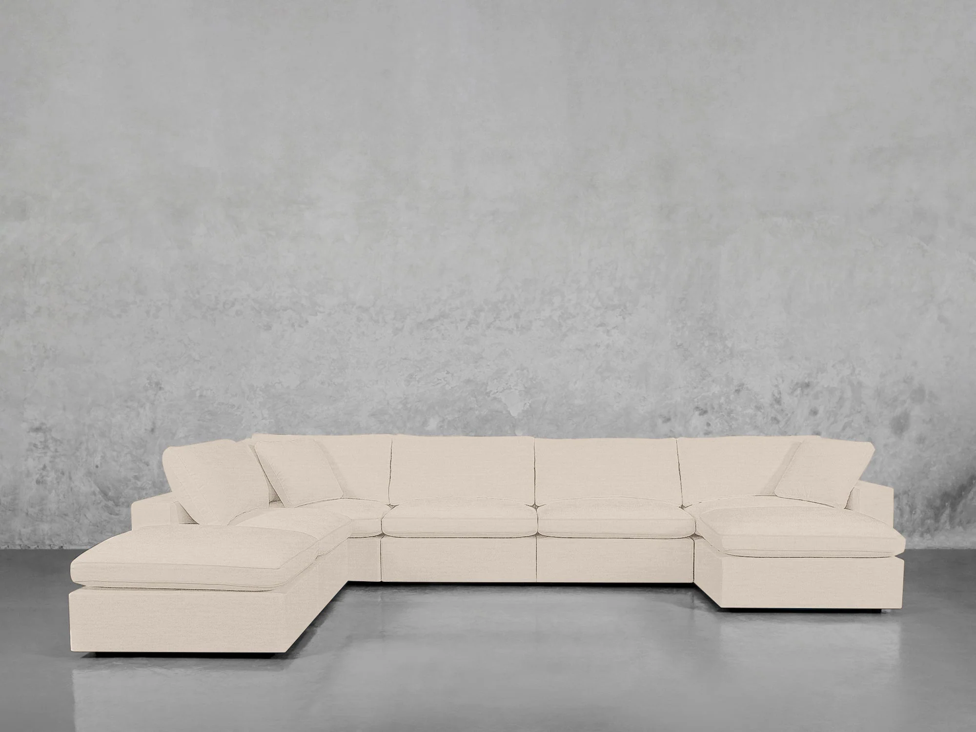 7-Seat Modular Chaise Corner Lounger Sectional - Image 117