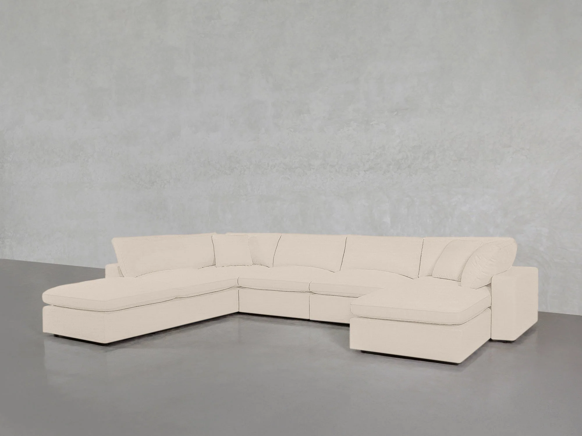 7-Seat Modular Chaise Corner Lounger Sectional - Image 118