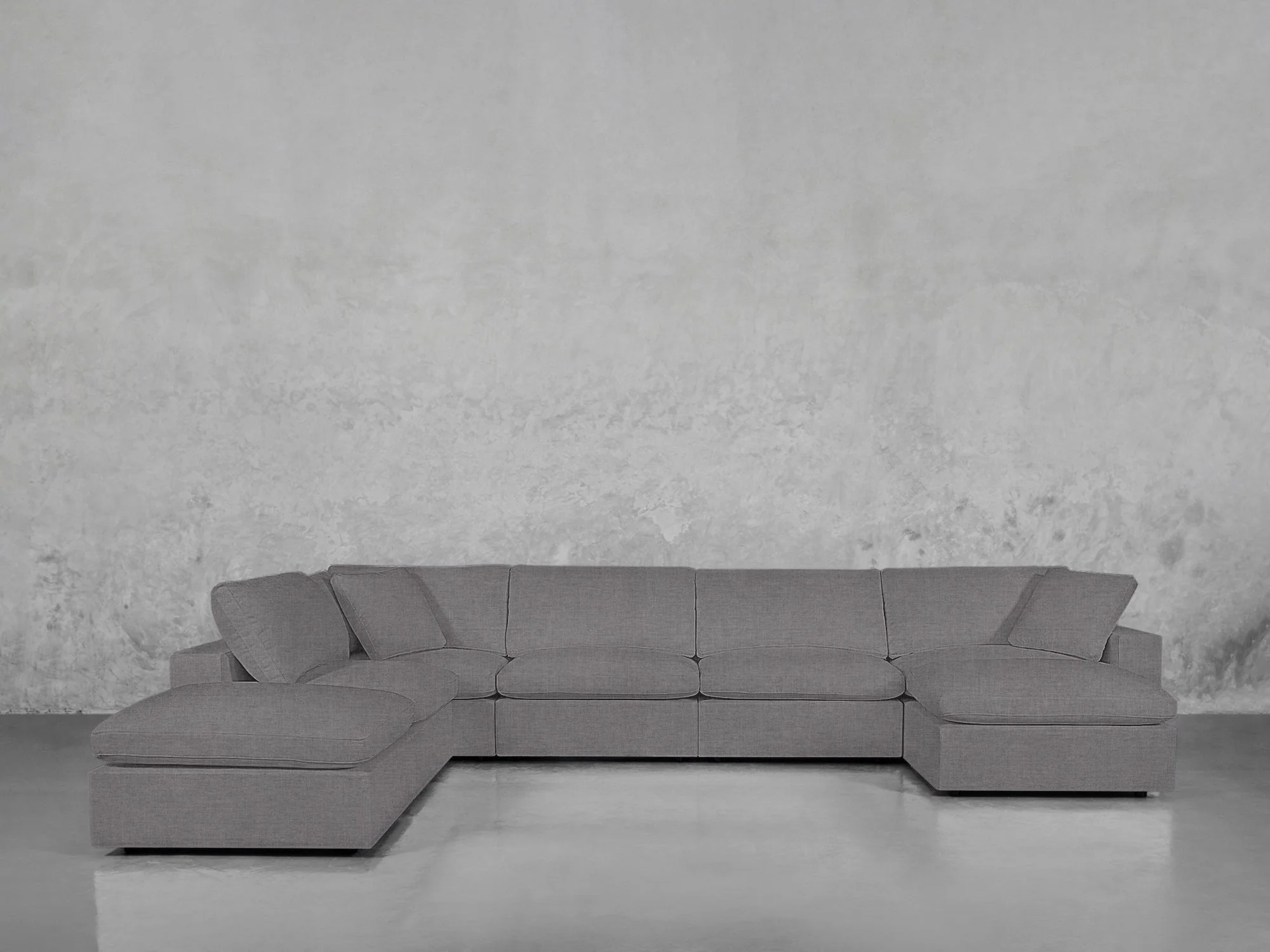 7-Seat Modular Chaise Corner Lounger Sectional - Image 73