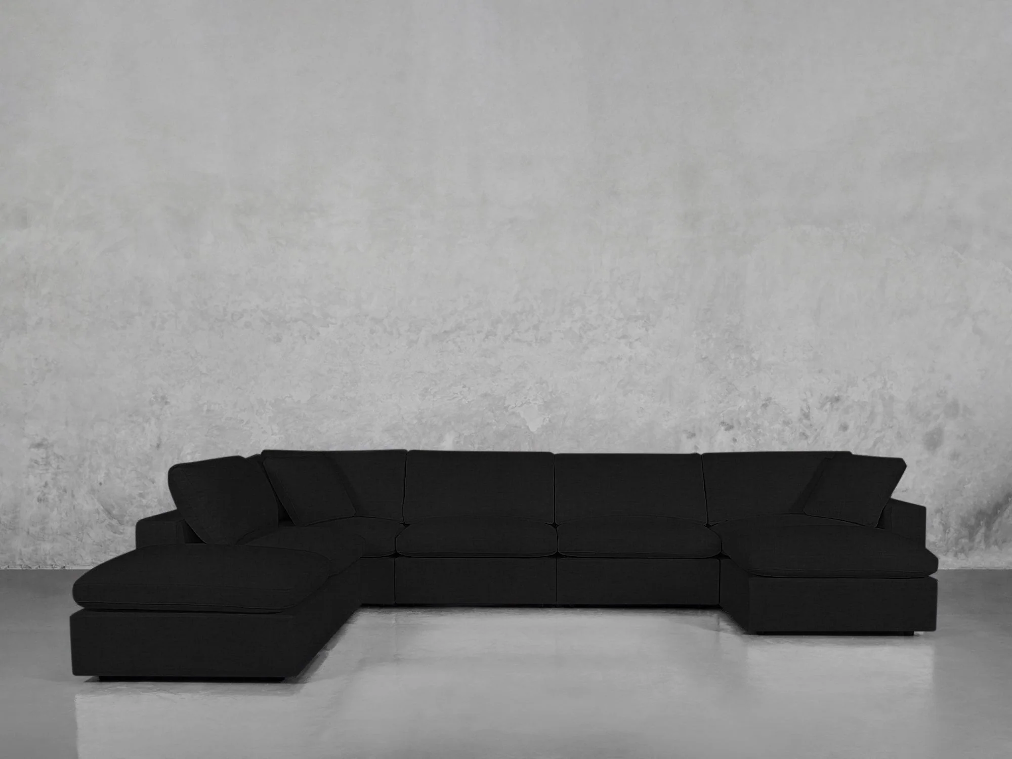 7-Seat Modular Chaise Corner Lounger Sectional - Image 97