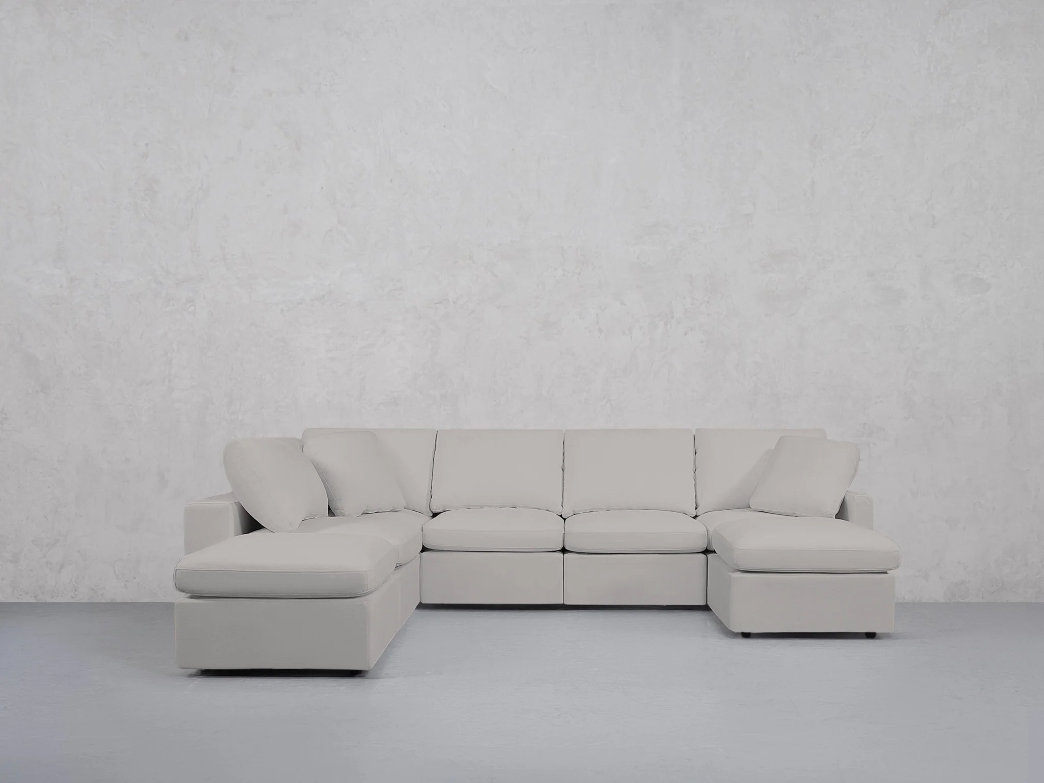 7-Seat Modular Chaise Corner Lounger Sectional (Thin Arm) - Image 101