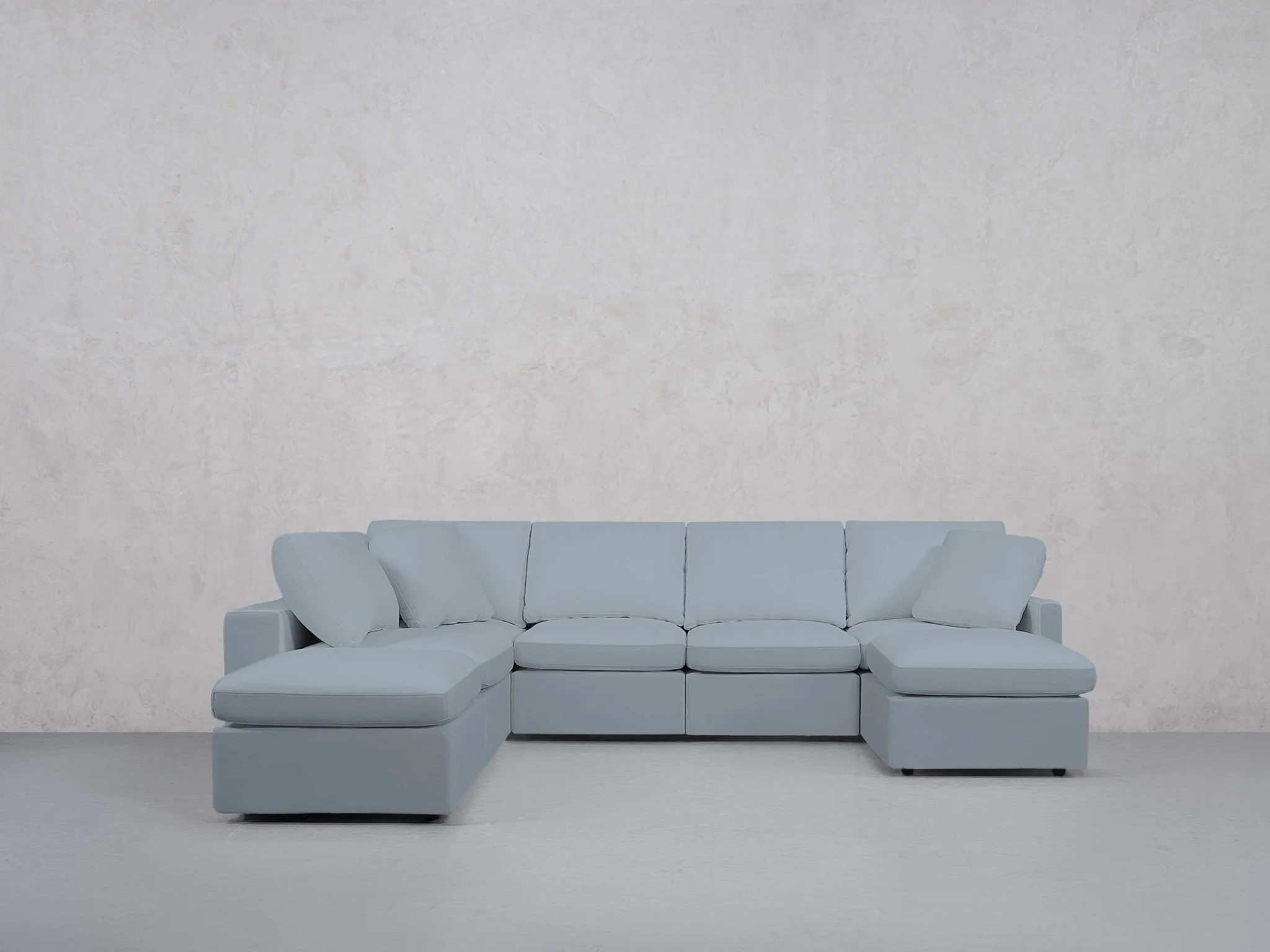7-Seat Modular Chaise Corner Lounger Sectional (Thin Arm) - Image 122