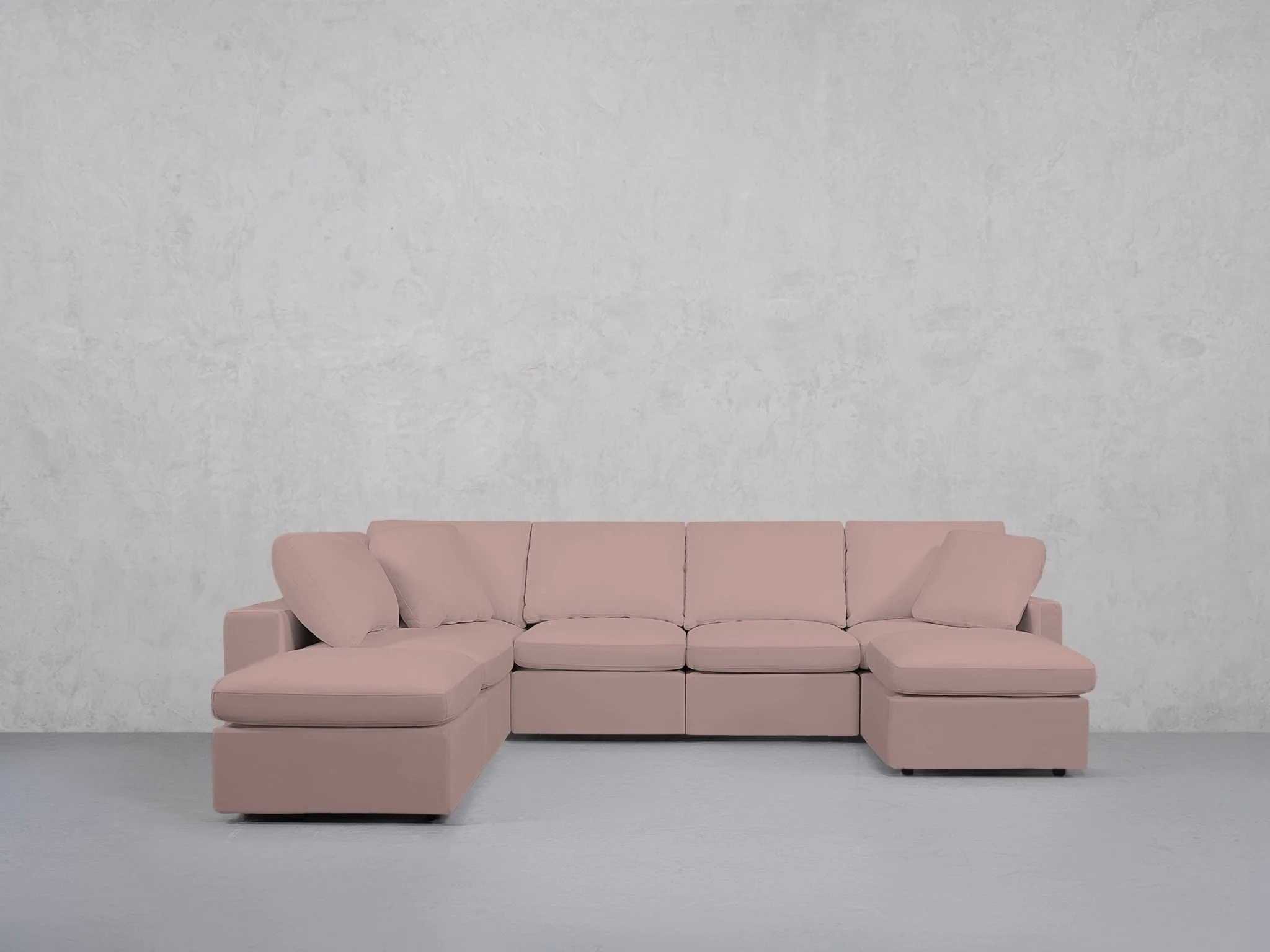 7-Seat Modular Chaise Corner Lounger Sectional (Thin Arm) - Image 129