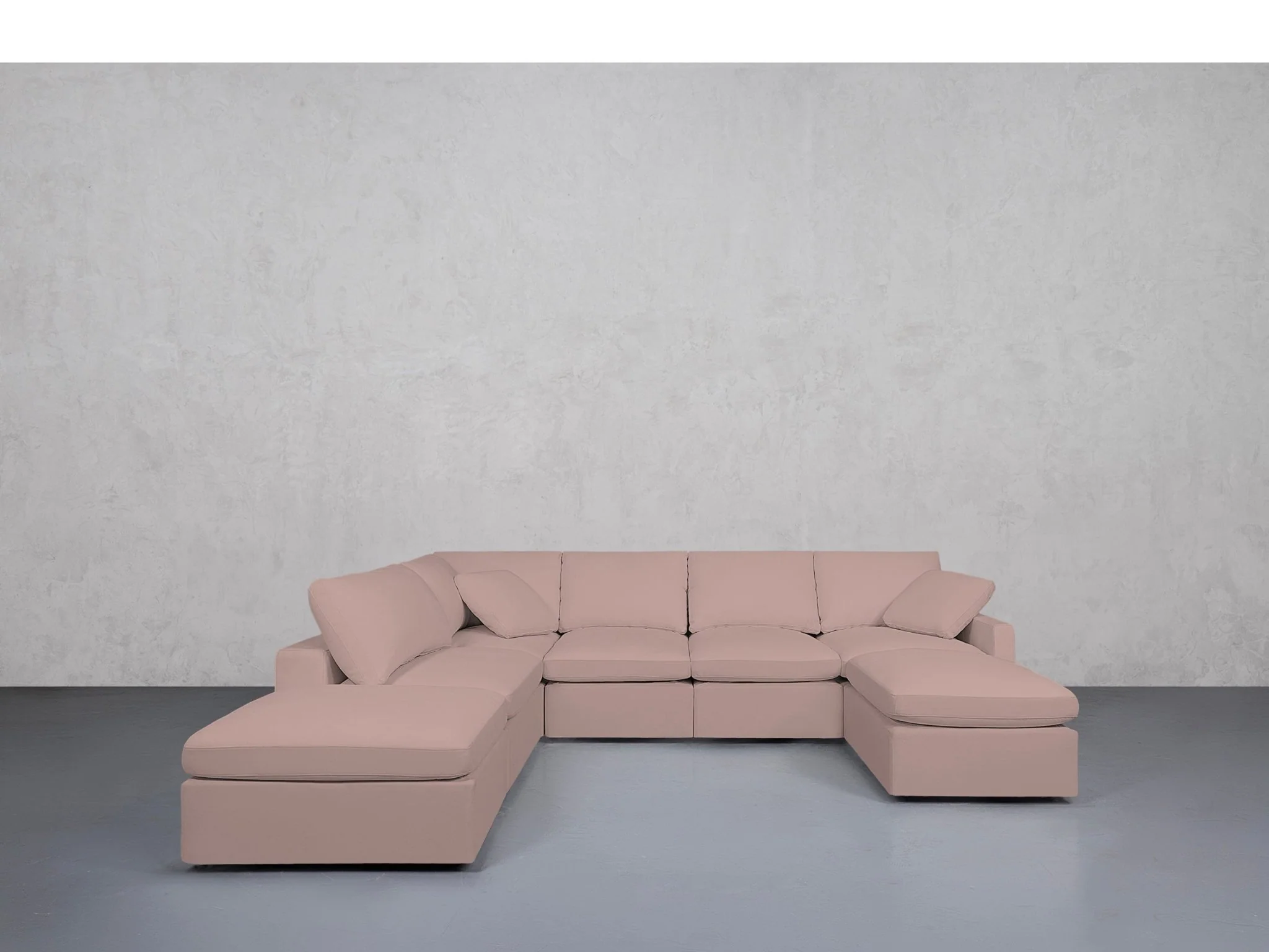 7-Seat Modular Chaise Corner Lounger Sectional (Thin Arm) - Image 130