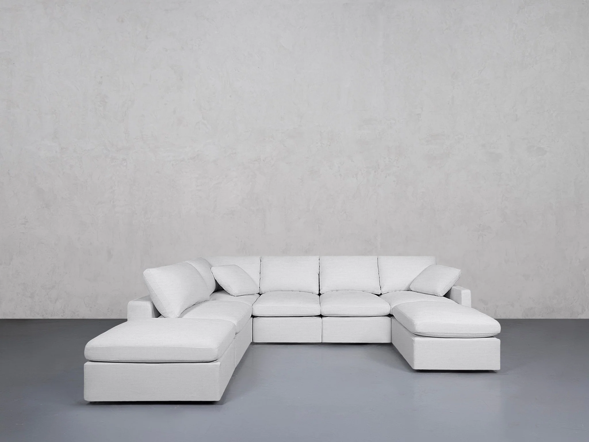 7-Seat Modular Chaise Corner Lounger Sectional (Thin Arm) - Image 152