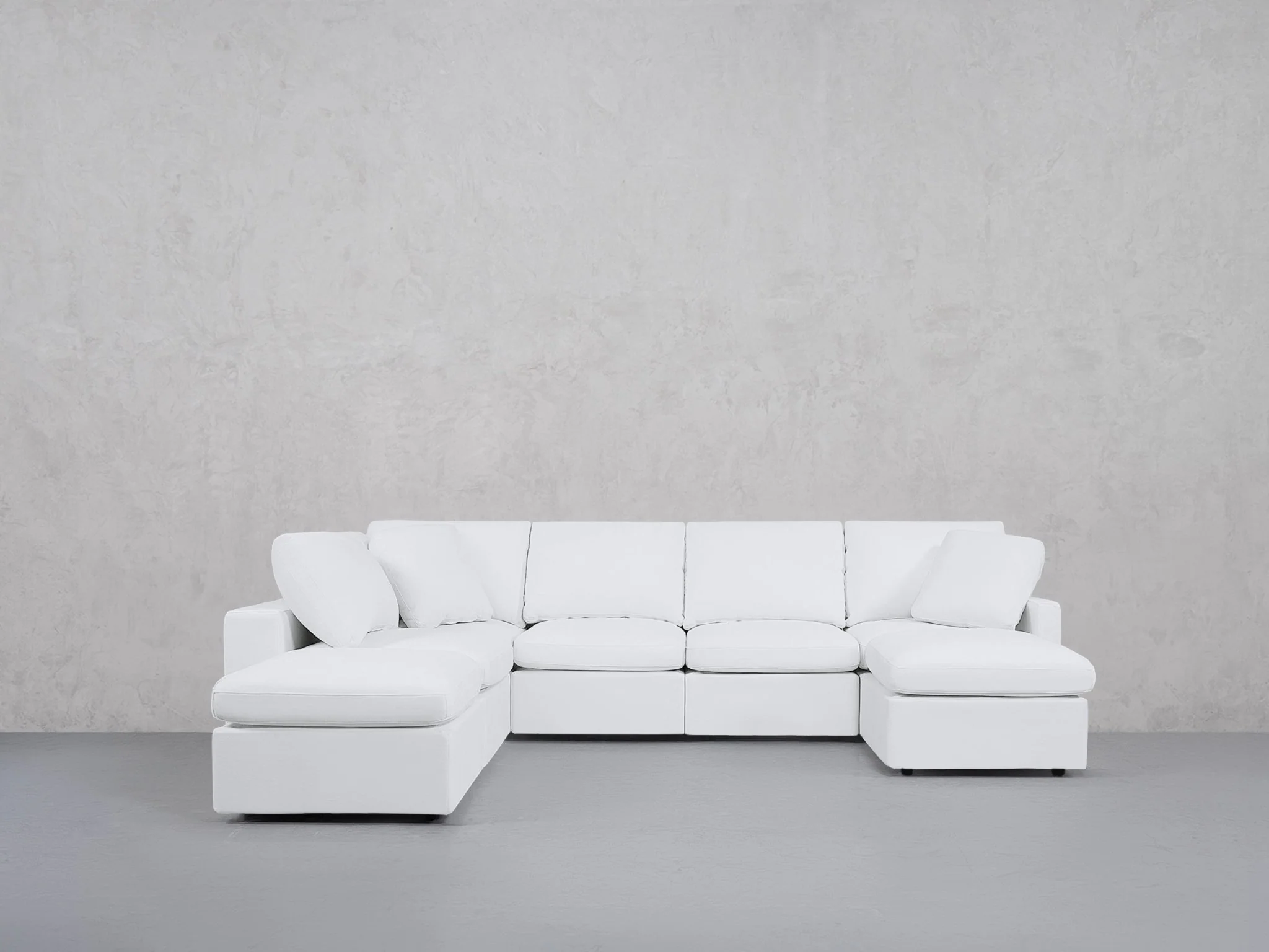 7-Seat Modular Chaise Corner Lounger Sectional (Thin Arm) - Image 155