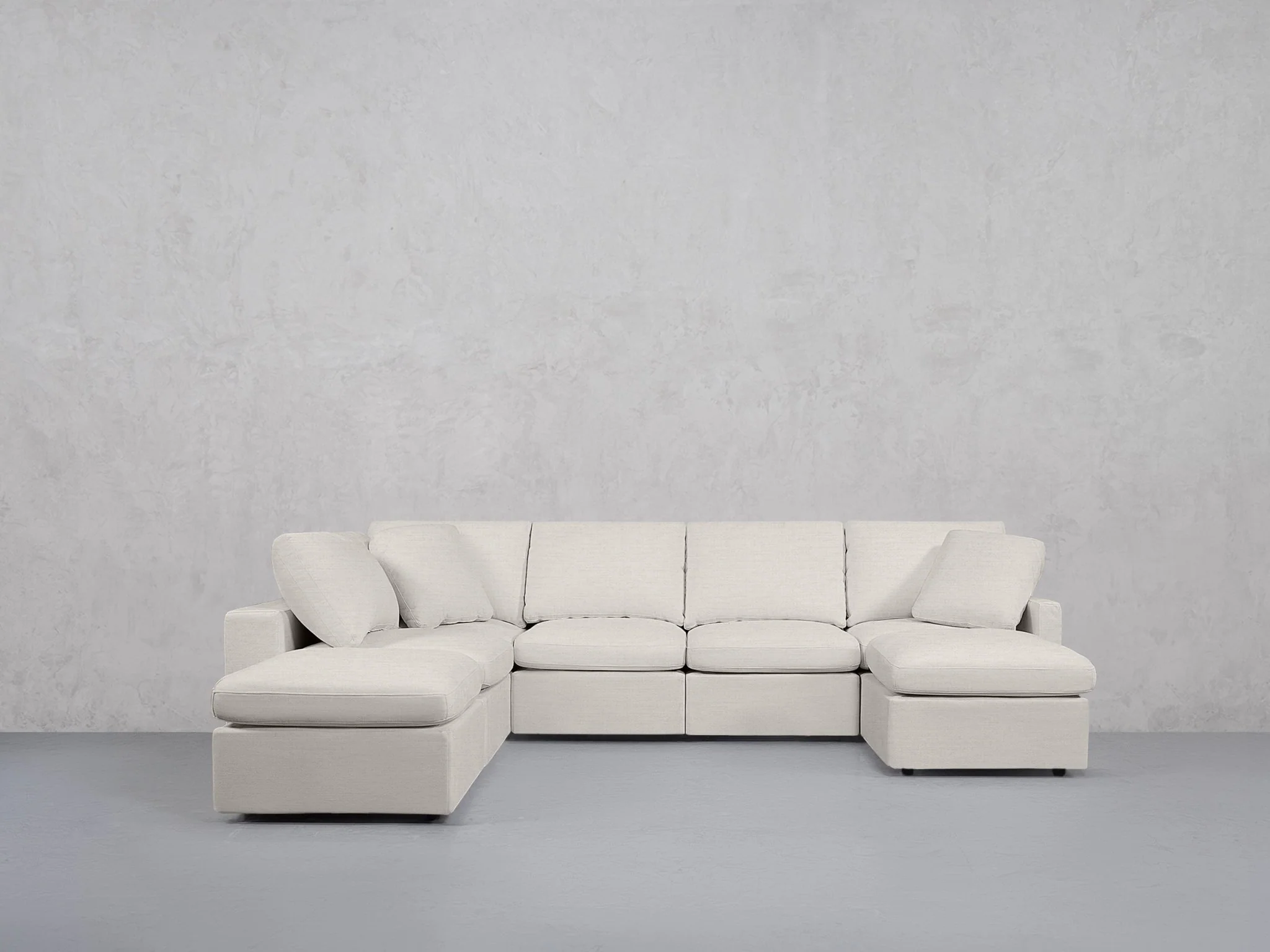 7-Seat Modular Chaise Corner Lounger Sectional (Thin Arm) - Image 17