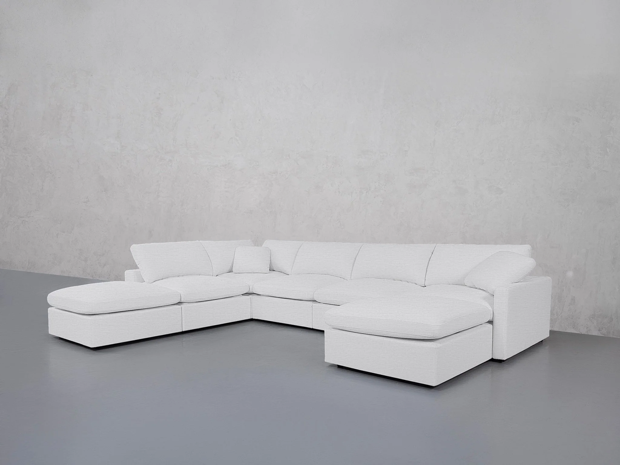 7-Seat Modular Chaise Corner Lounger Sectional (Thin Arm) - Image 23