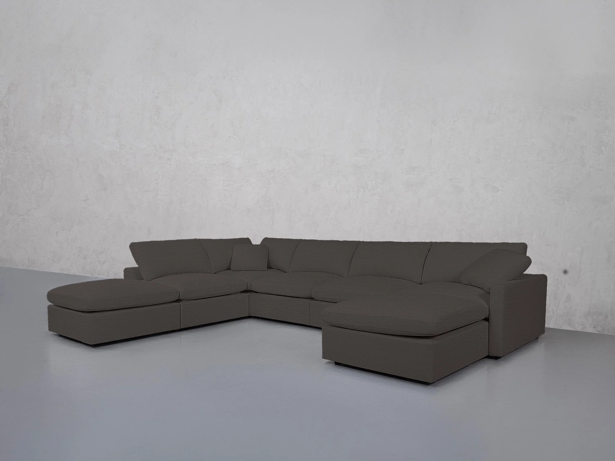 7-Seat Modular Chaise Corner Lounger Sectional (Thin Arm) - Image 30