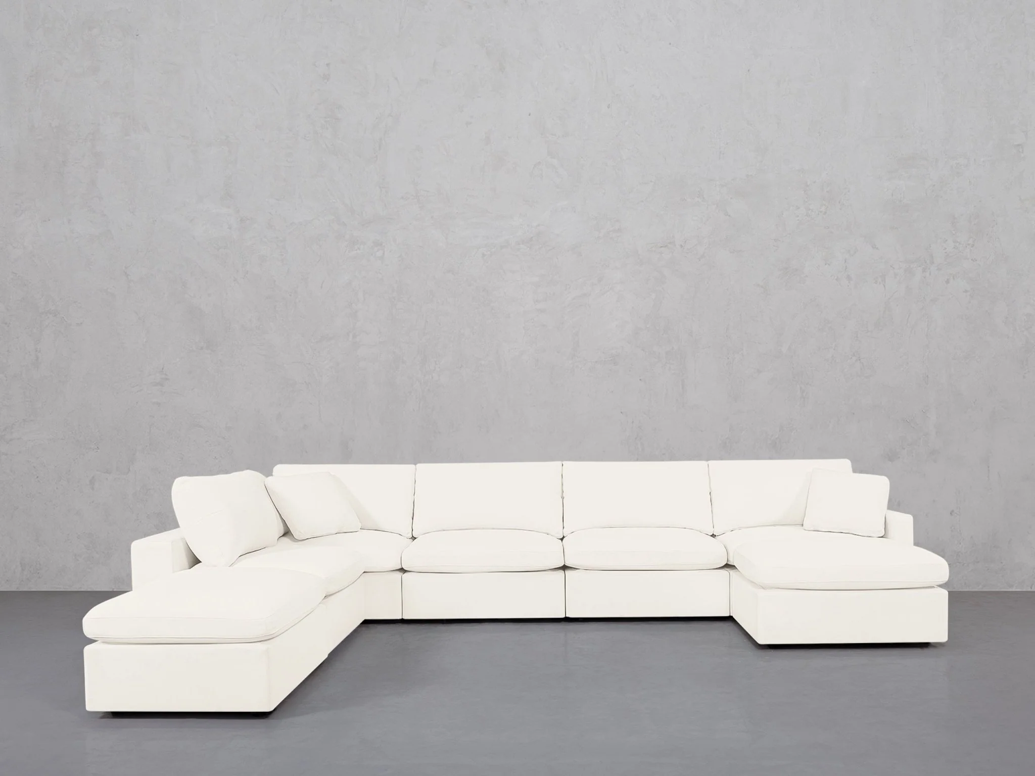 7-Seat Modular Chaise Corner Lounger Sectional (Thin Arm) - Image 43
