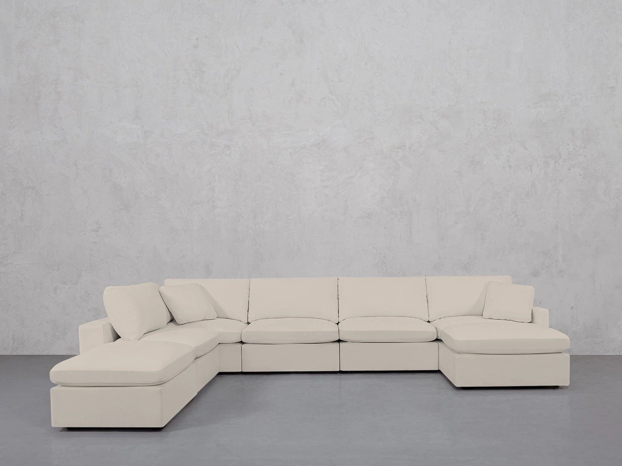 7-Seat Modular Chaise Corner Lounger Sectional (Thin Arm) - Image 50