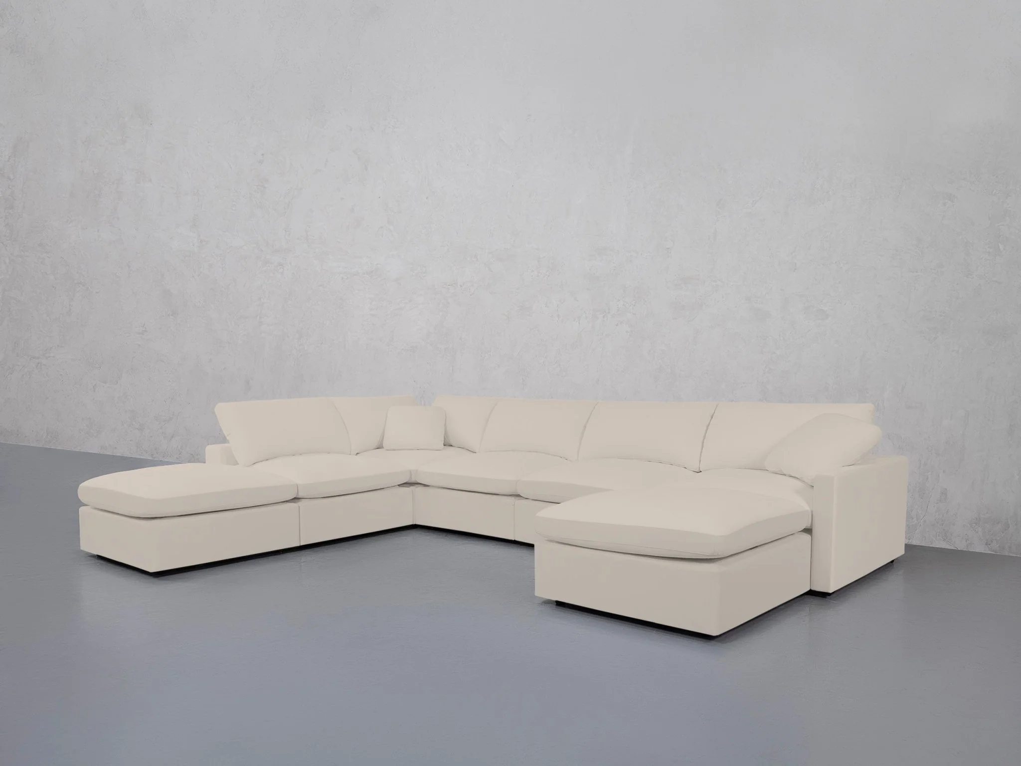 7-Seat Modular Chaise Corner Lounger Sectional (Thin Arm) - Image 51