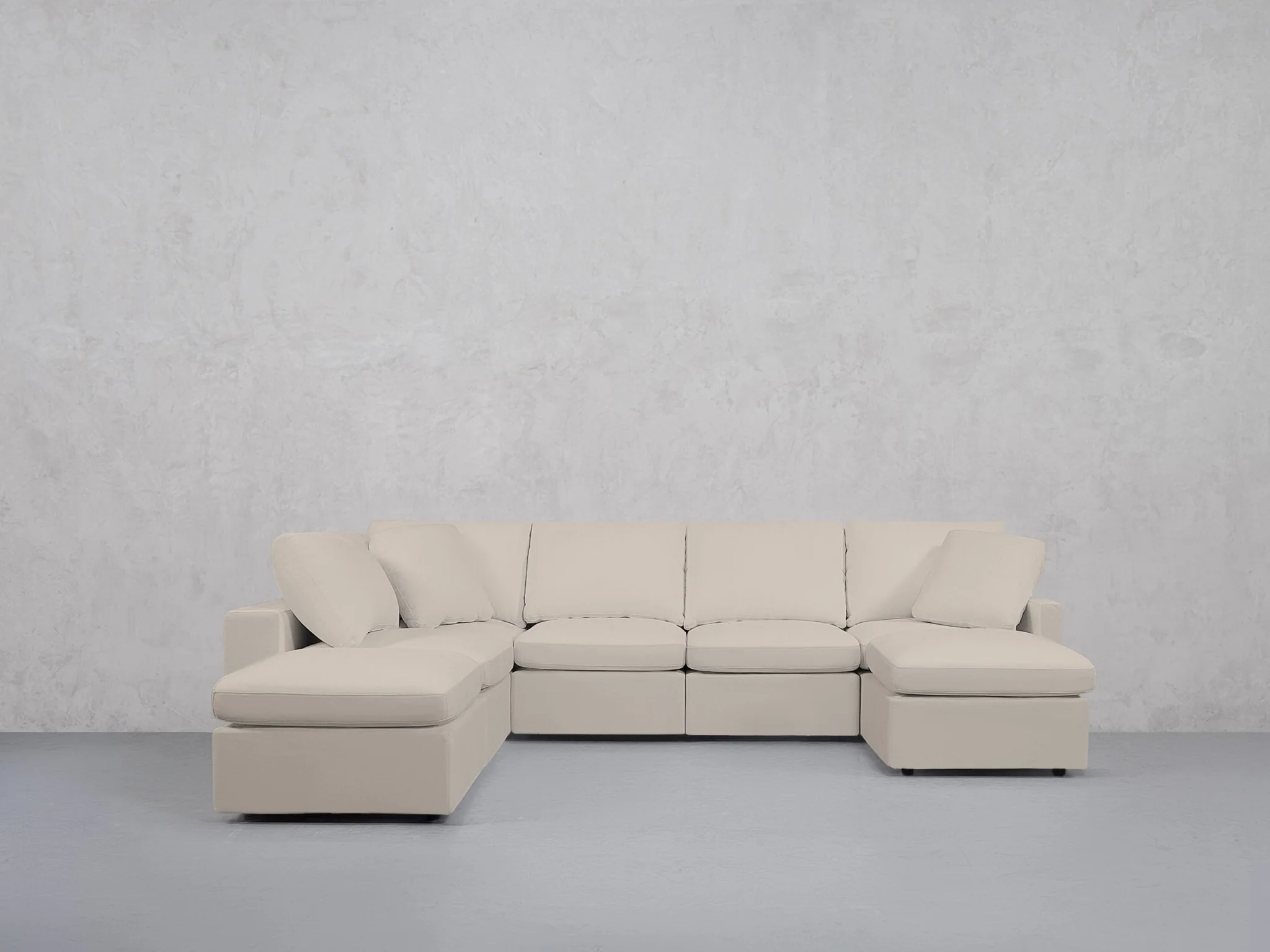 7-Seat Modular Chaise Corner Lounger Sectional (Thin Arm) - Image 52