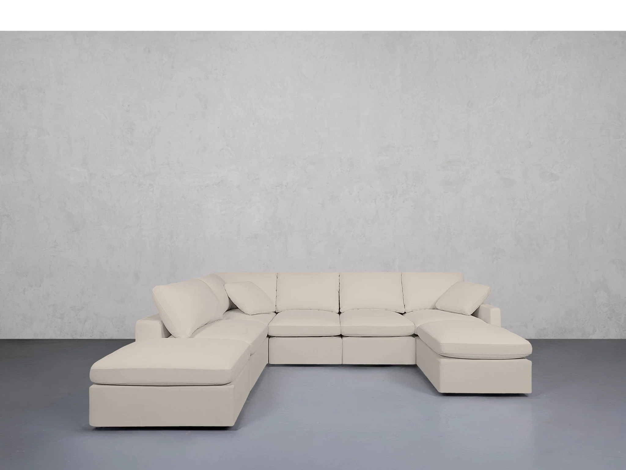 7-Seat Modular Chaise Corner Lounger Sectional (Thin Arm) - Image 53