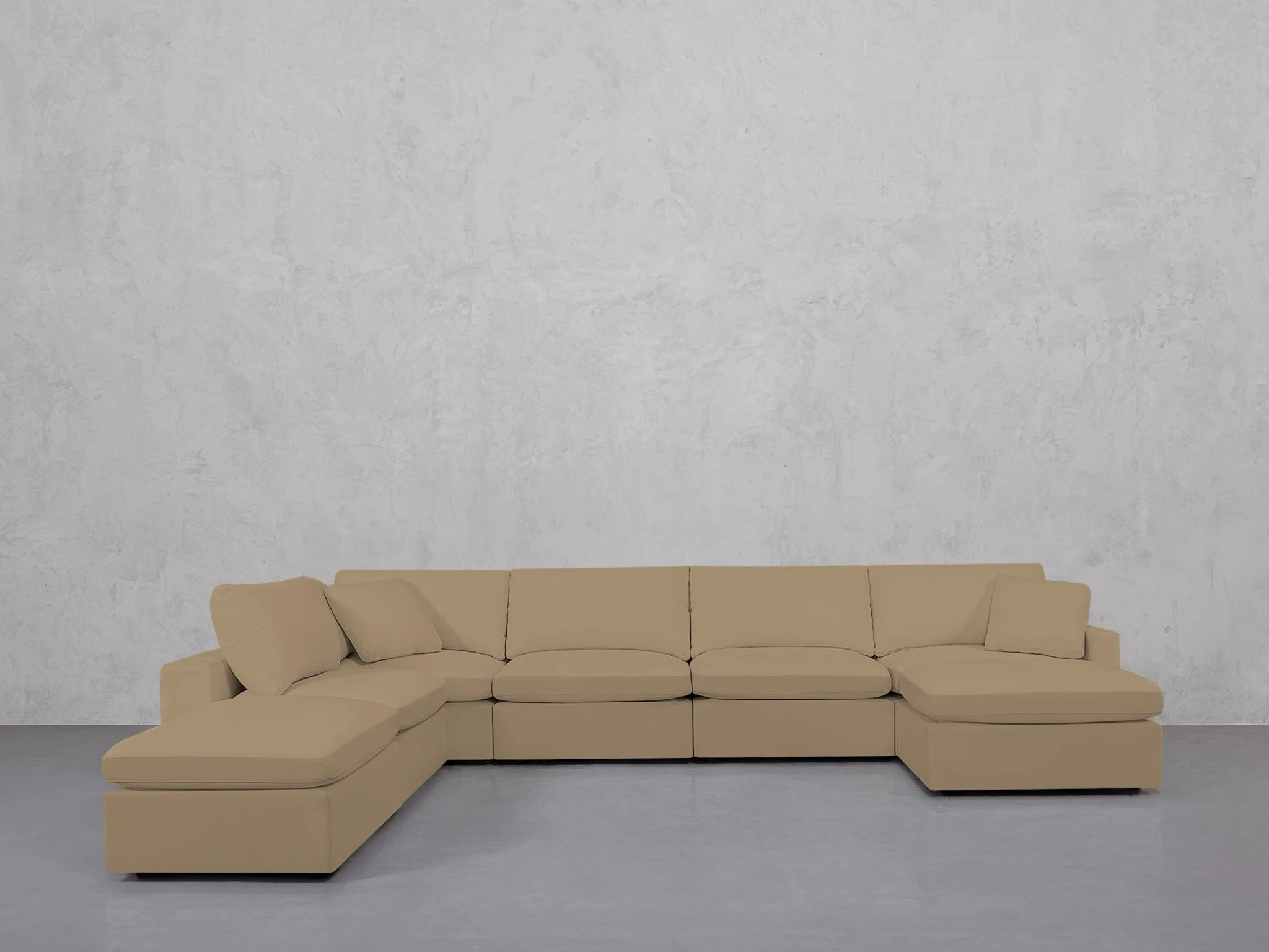 7-Seat Modular Chaise Corner Lounger Sectional (Thin Arm) - Image 57