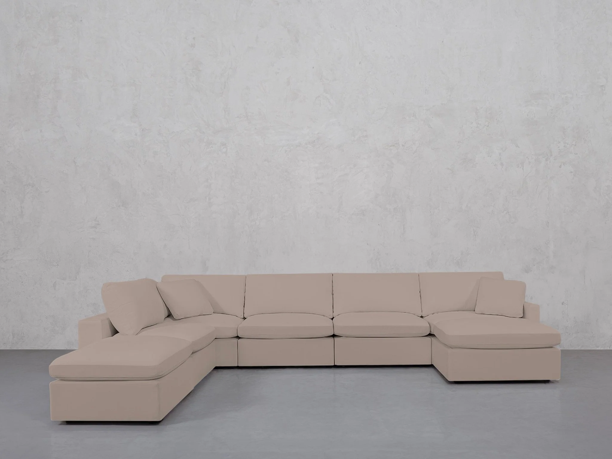 7-Seat Modular Chaise Corner Lounger Sectional (Thin Arm) - Image 64