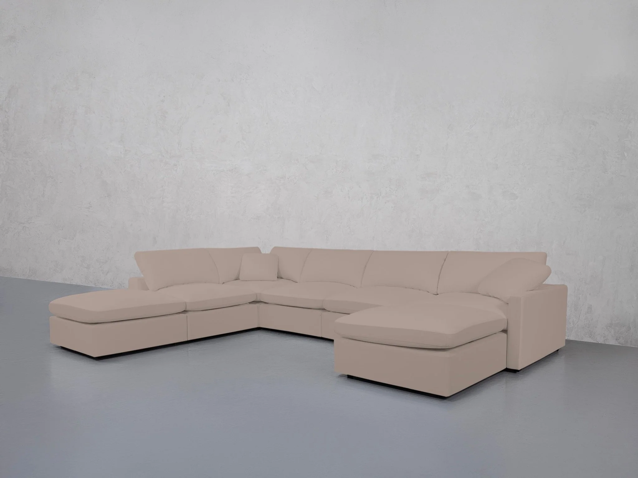 7-Seat Modular Chaise Corner Lounger Sectional (Thin Arm) - Image 65