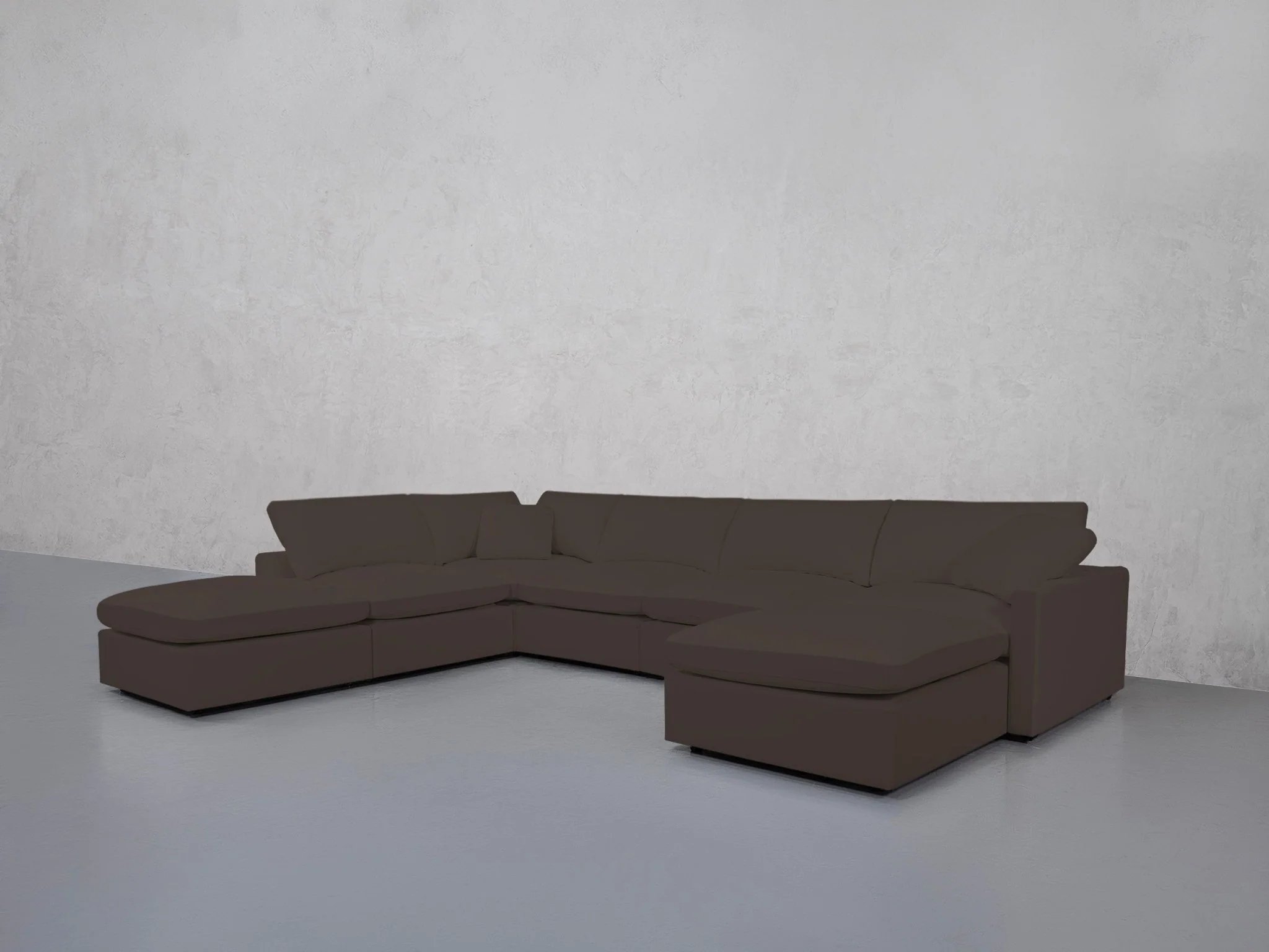 7-Seat Modular Chaise Corner Lounger Sectional (Thin Arm) - Image 72