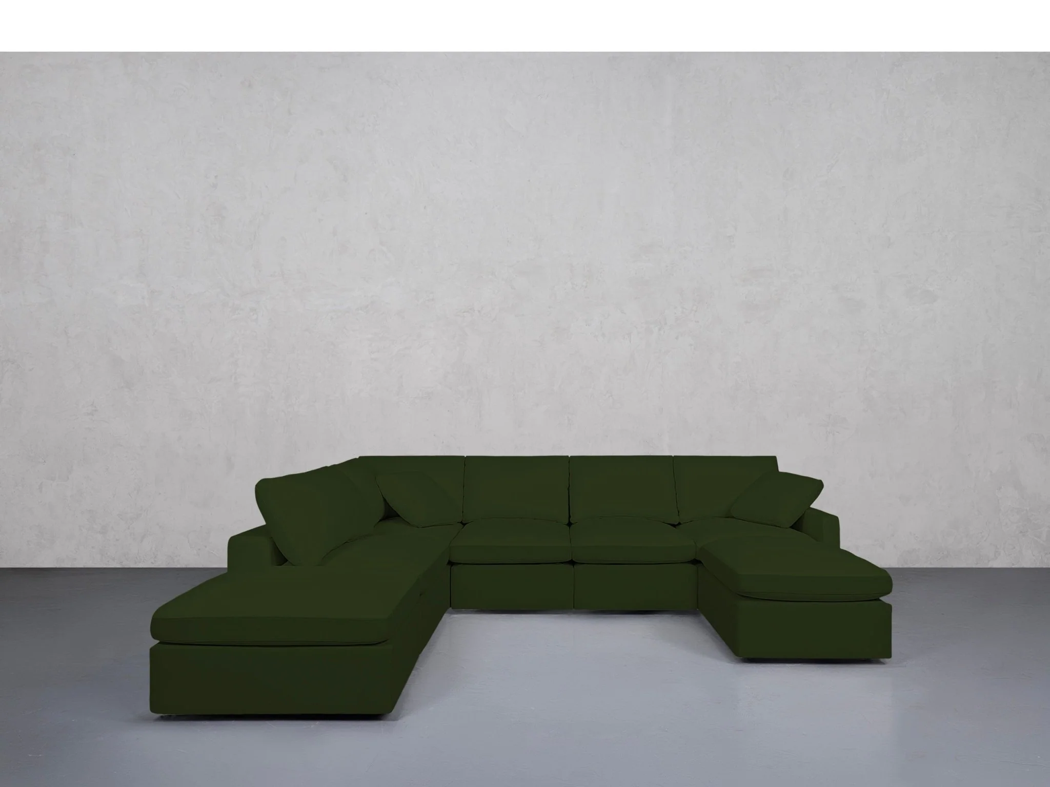 7-Seat Modular Chaise Corner Lounger Sectional (Thin Arm) - Image 88