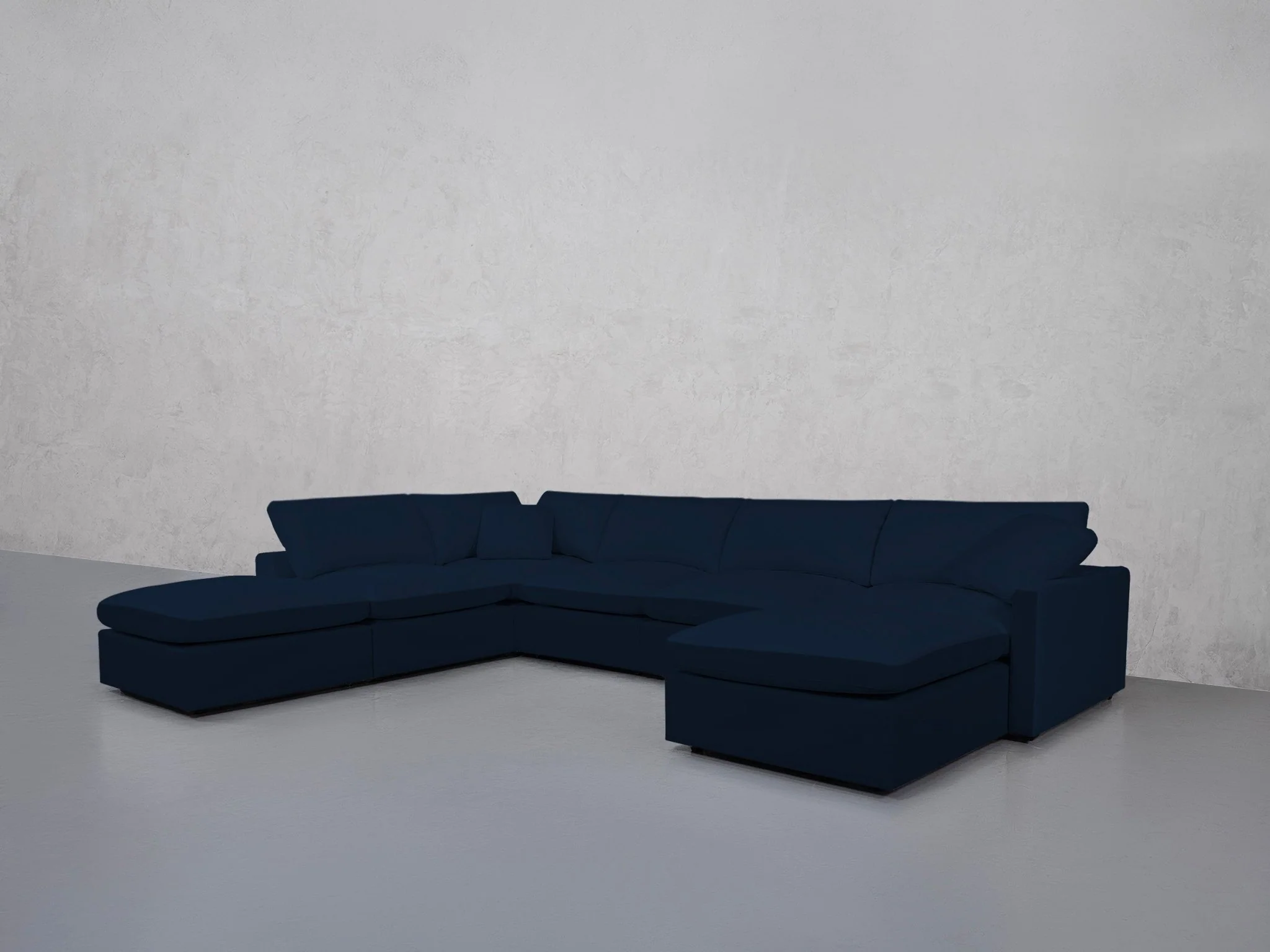 7-Seat Modular Chaise Corner Lounger Sectional (Thin Arm) - Image 93