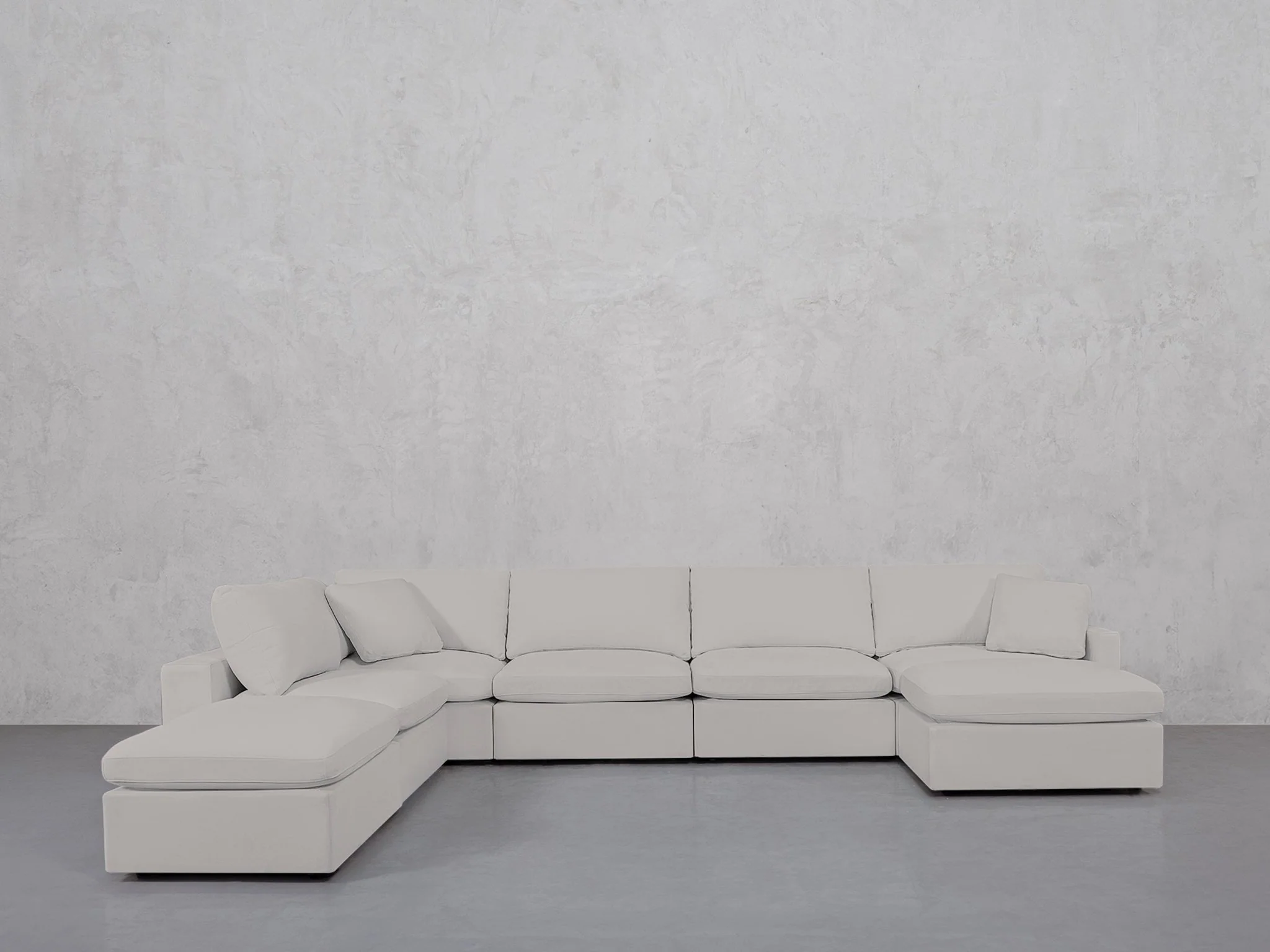 7-Seat Modular Chaise Corner Lounger Sectional (Thin Arm) - Image 99