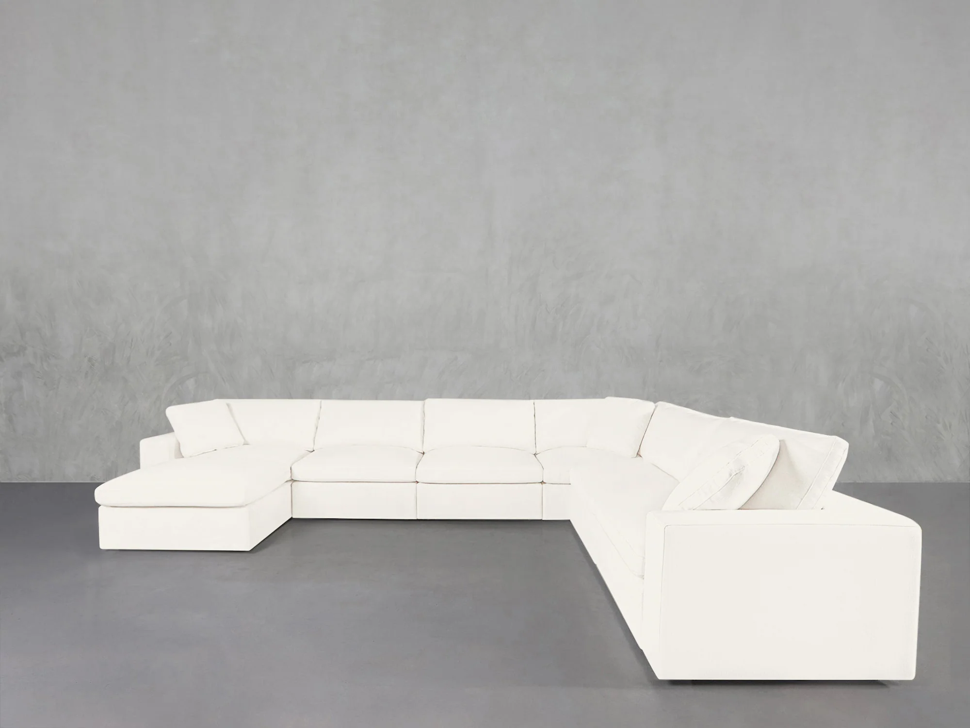 7-Seat Modular Chaise Corner Right Sectional - Image 106