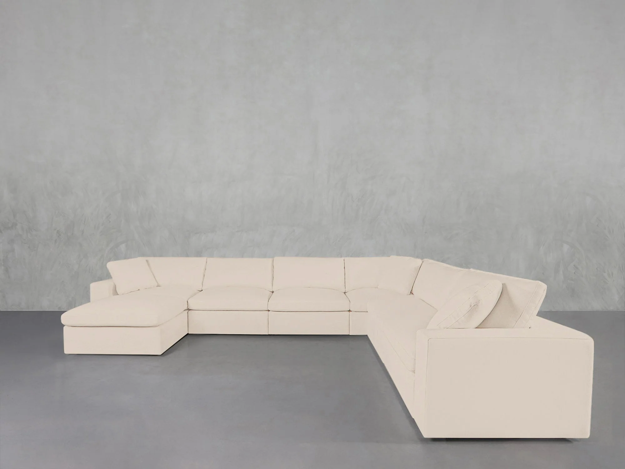 7-Seat Modular Chaise Corner Right Sectional - Image 117
